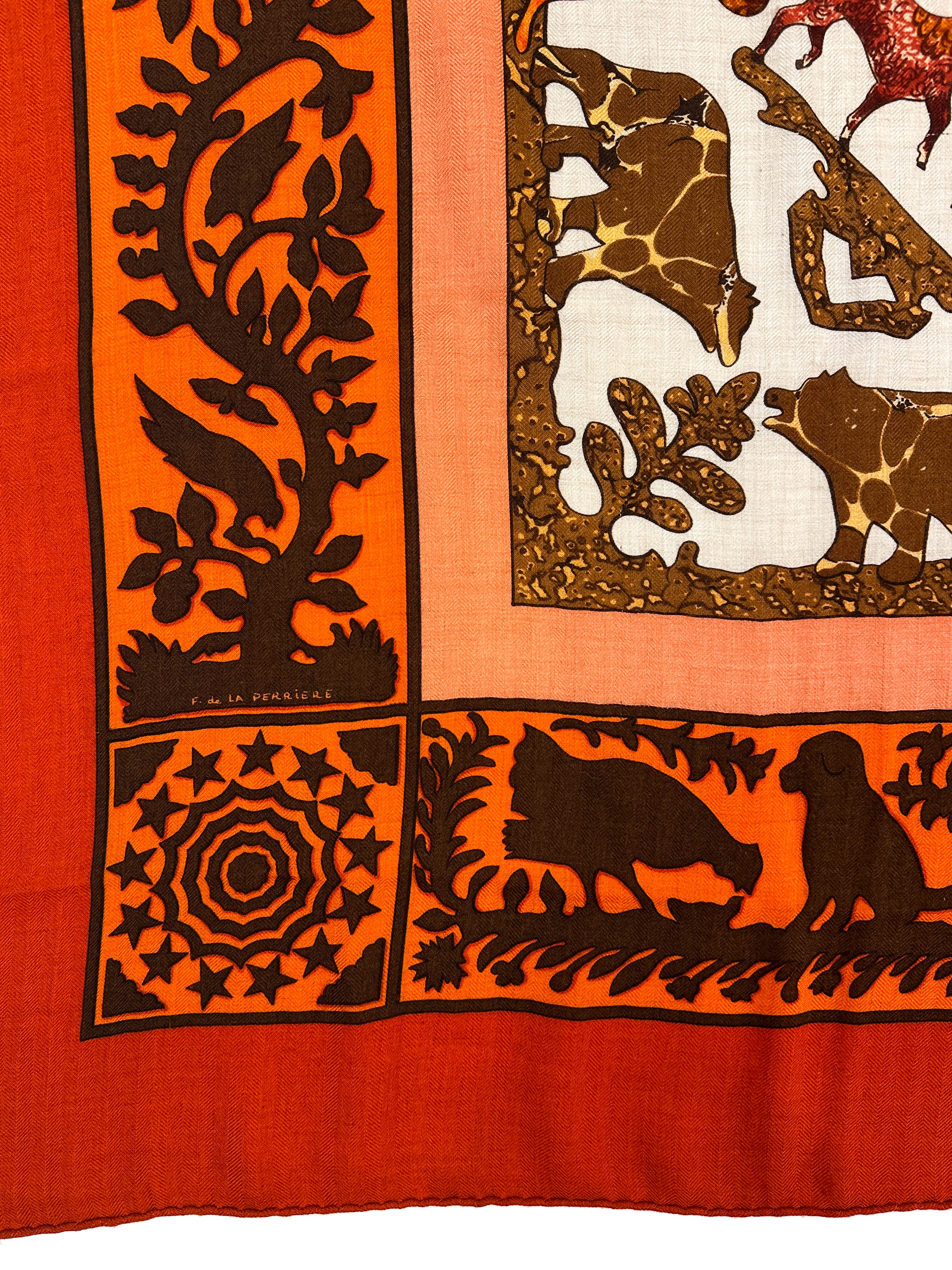 Hermès Early America Cashmere Silk 140