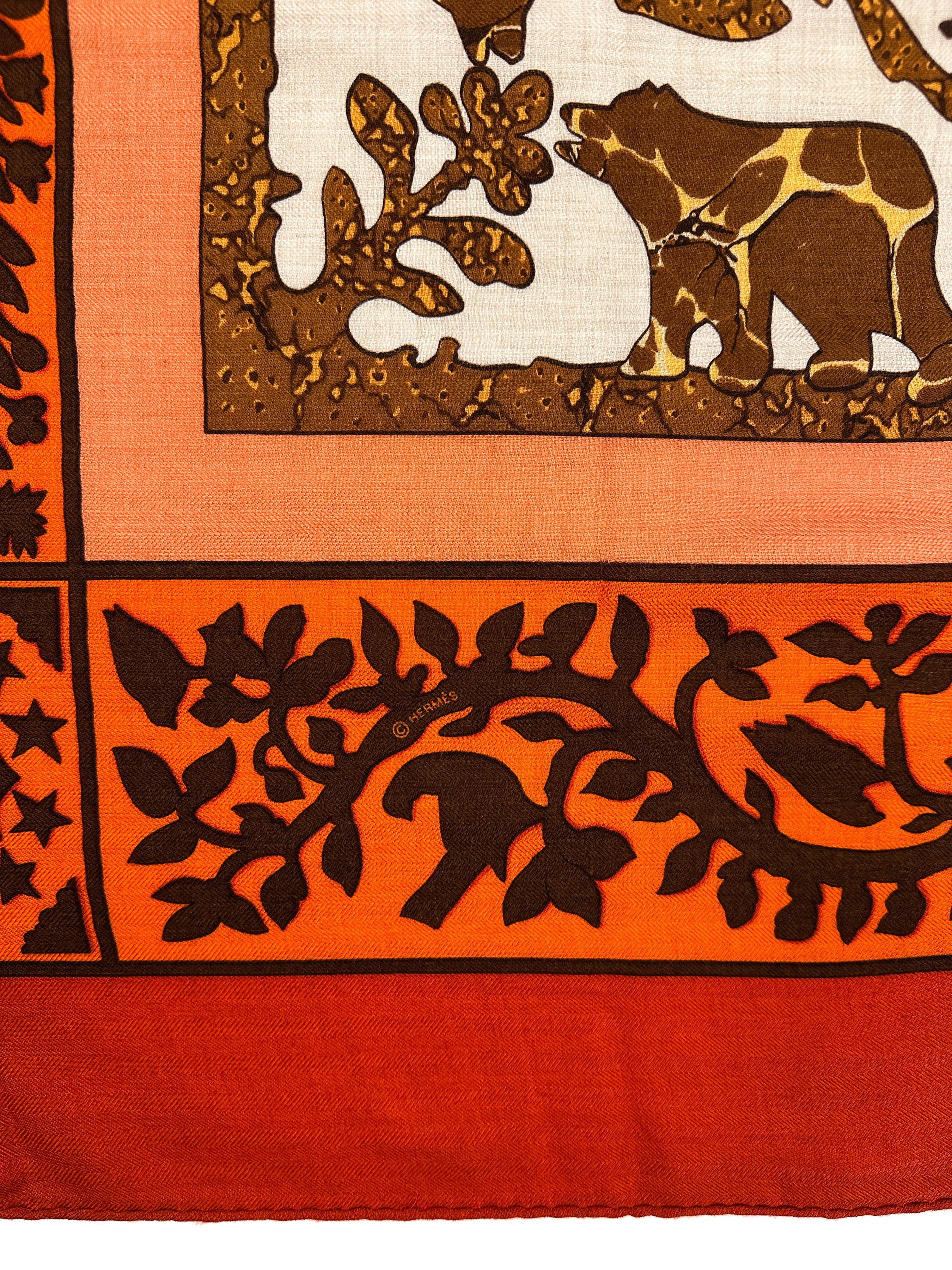 Hermès Early America Cashmere Silk 140