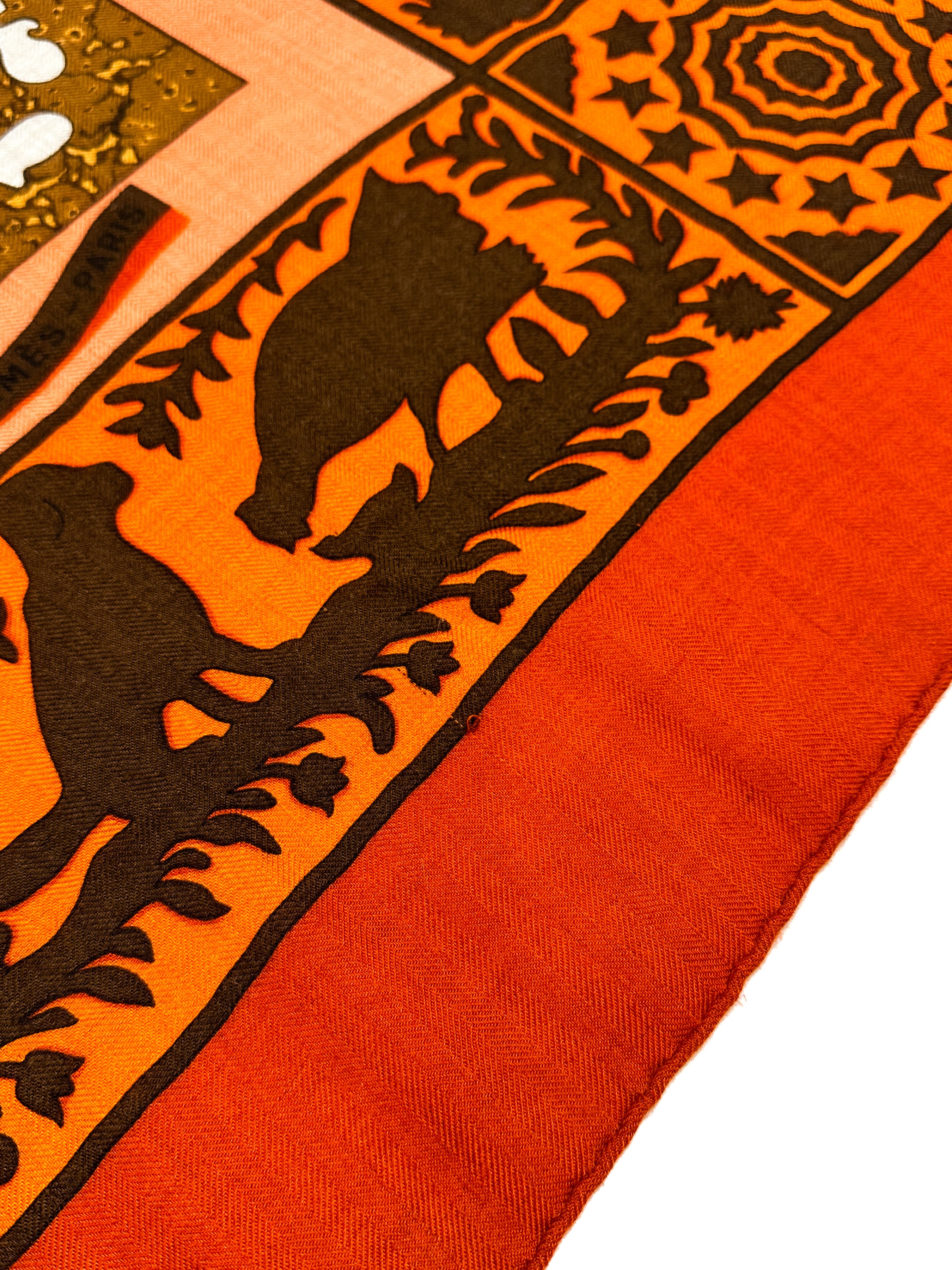 Hermès Early America Cashmere Silk 140