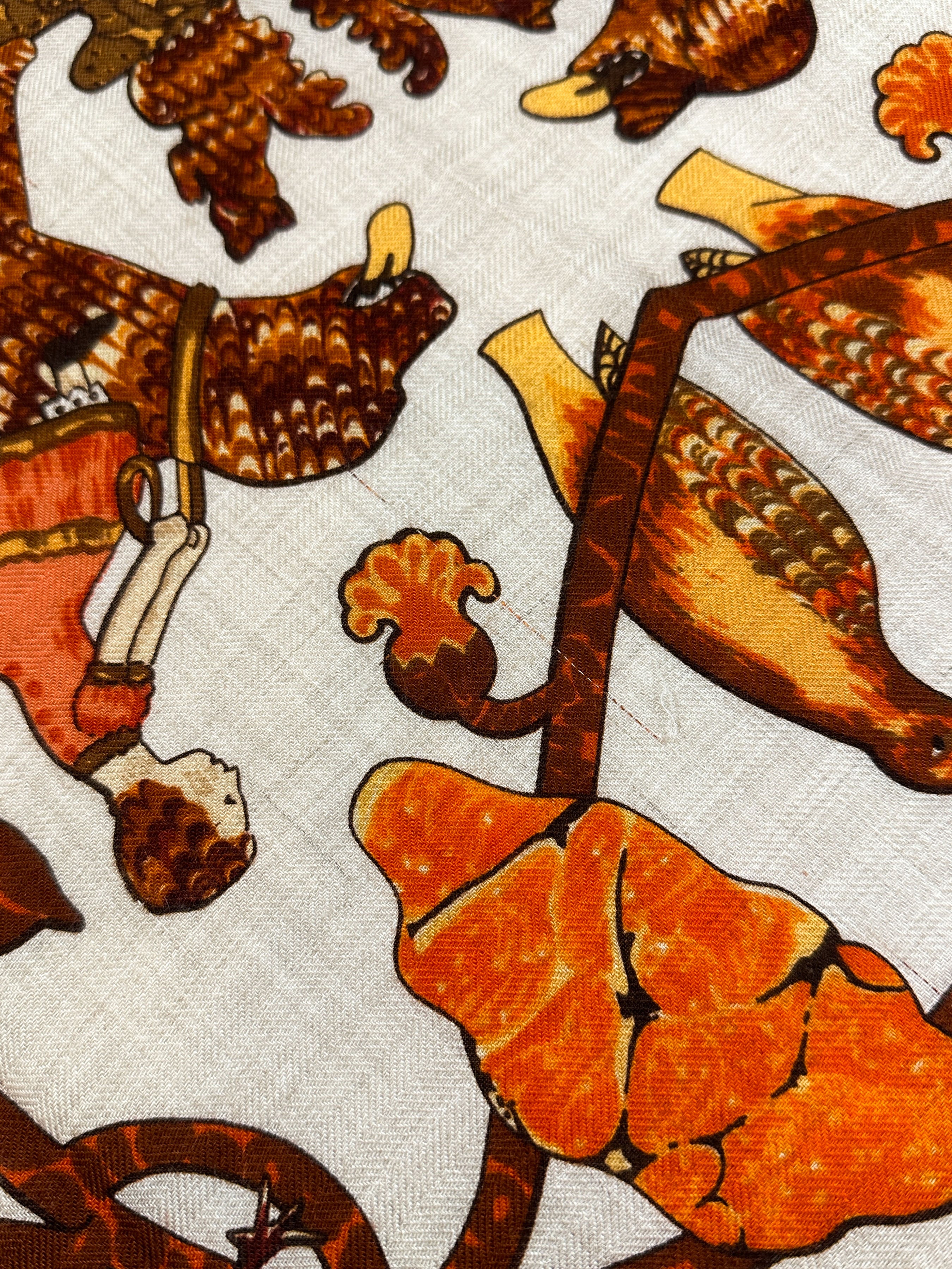 Hermès Early America Cashmere Silk 140