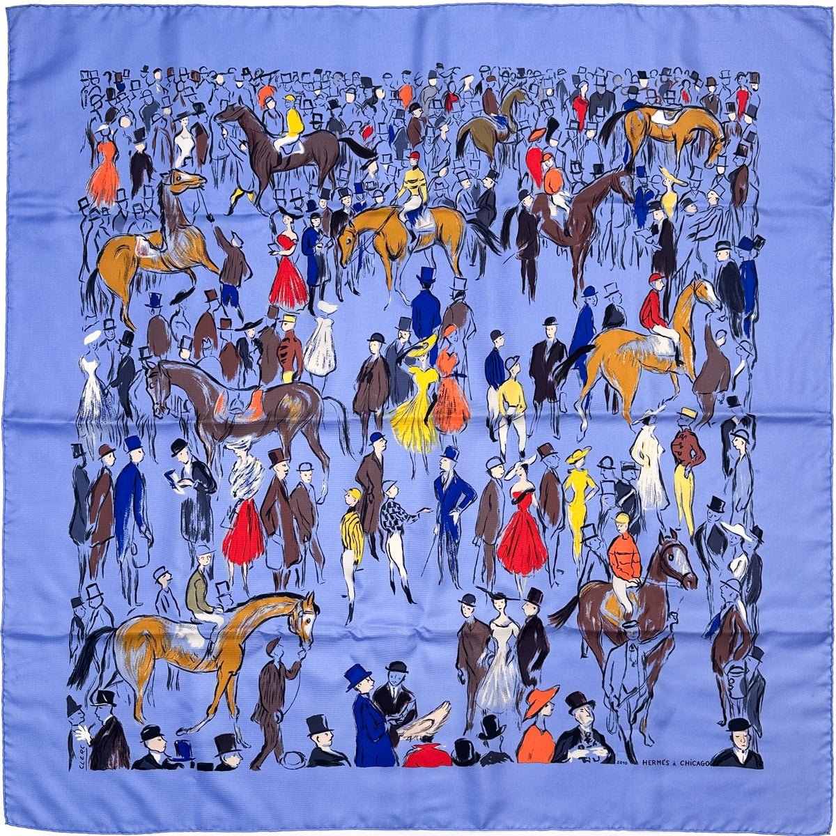Hermès Limited Edition 2010 Chicago Paddock 90