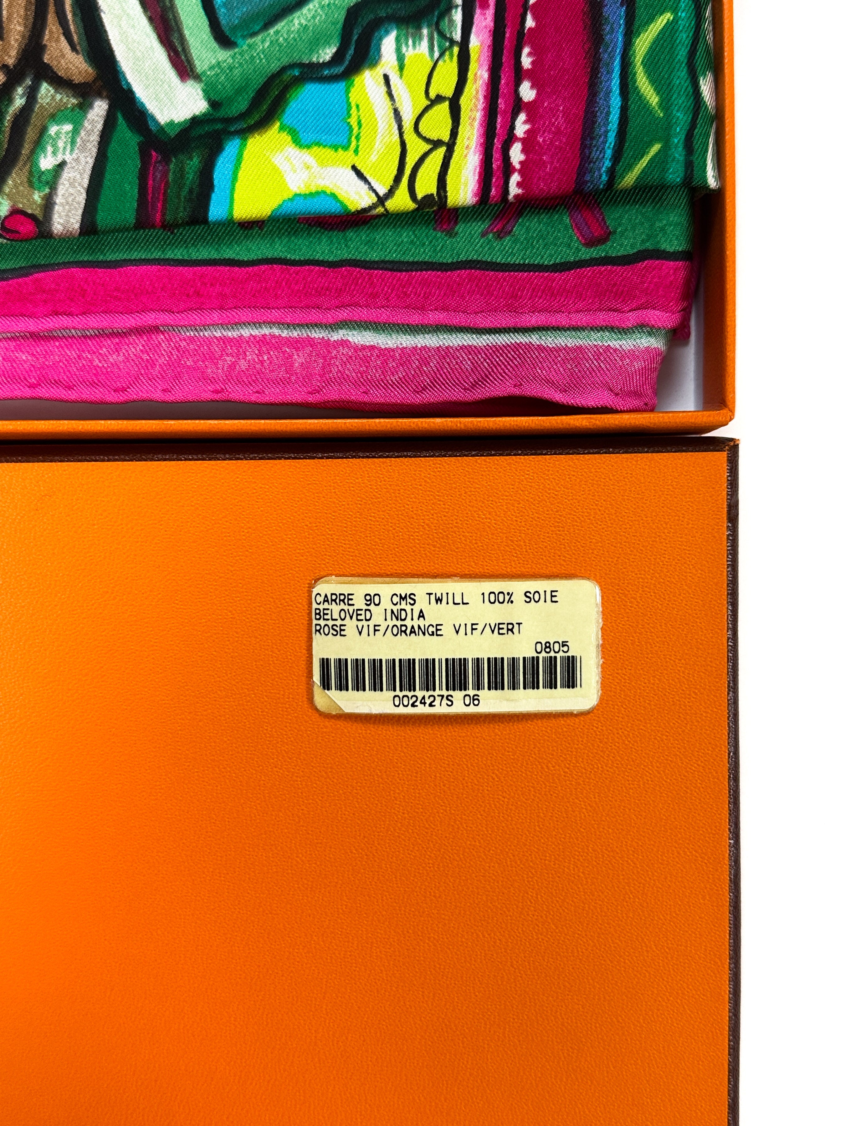 Hermès Beloved India 90