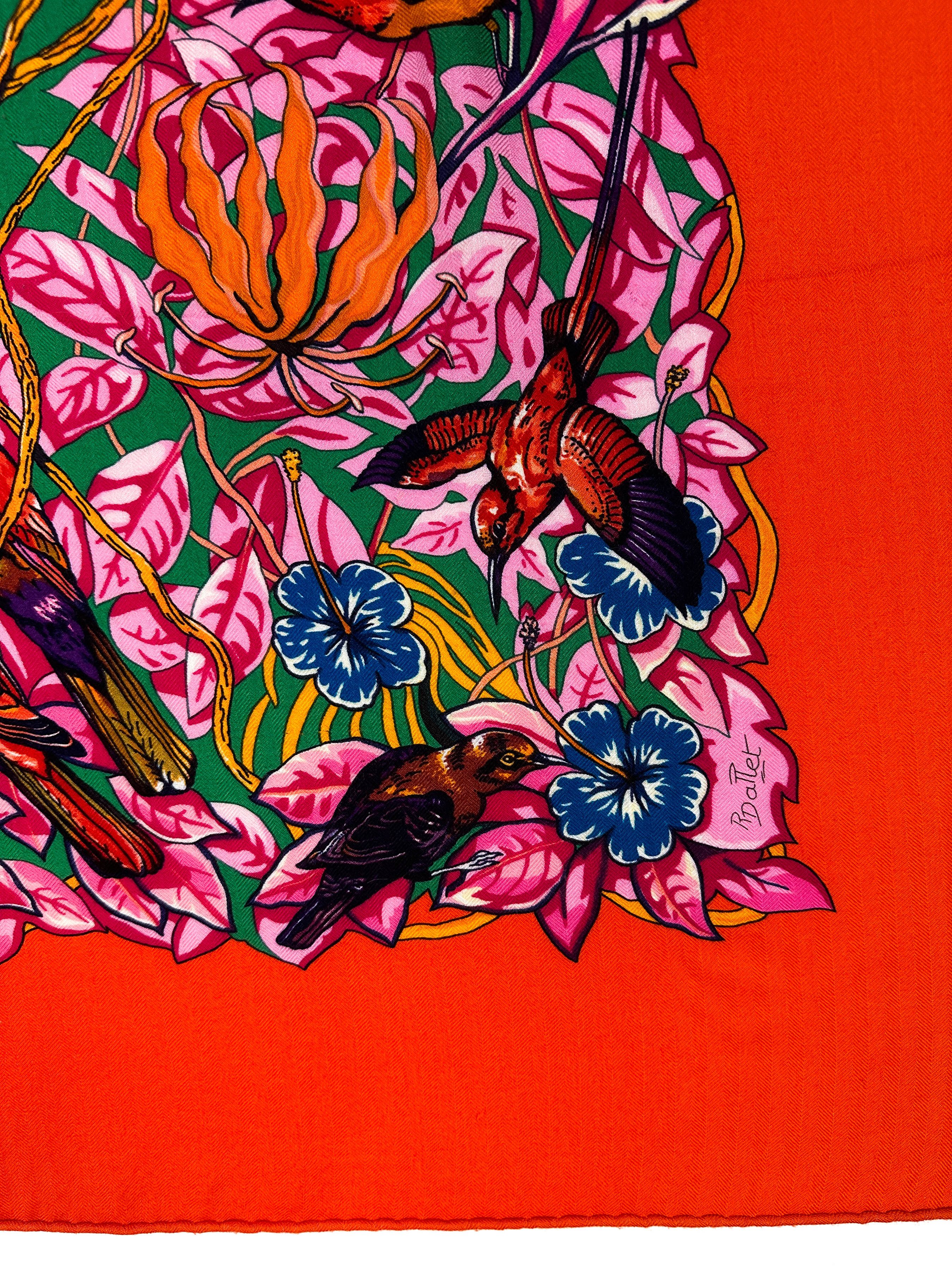 Hermès Jungle Love Cashmere Silk 140