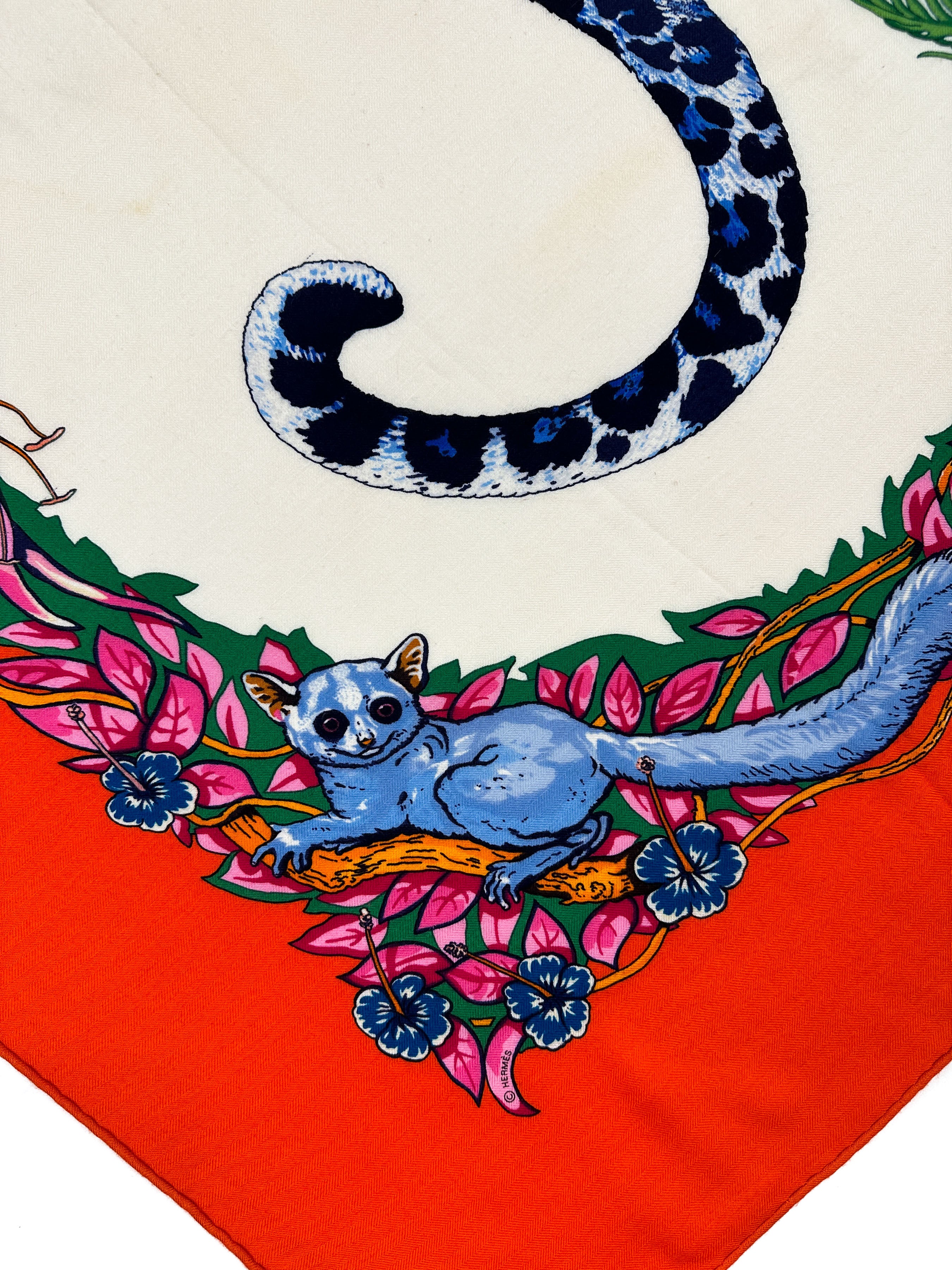 Hermès Jungle Love Cashmere Silk 140