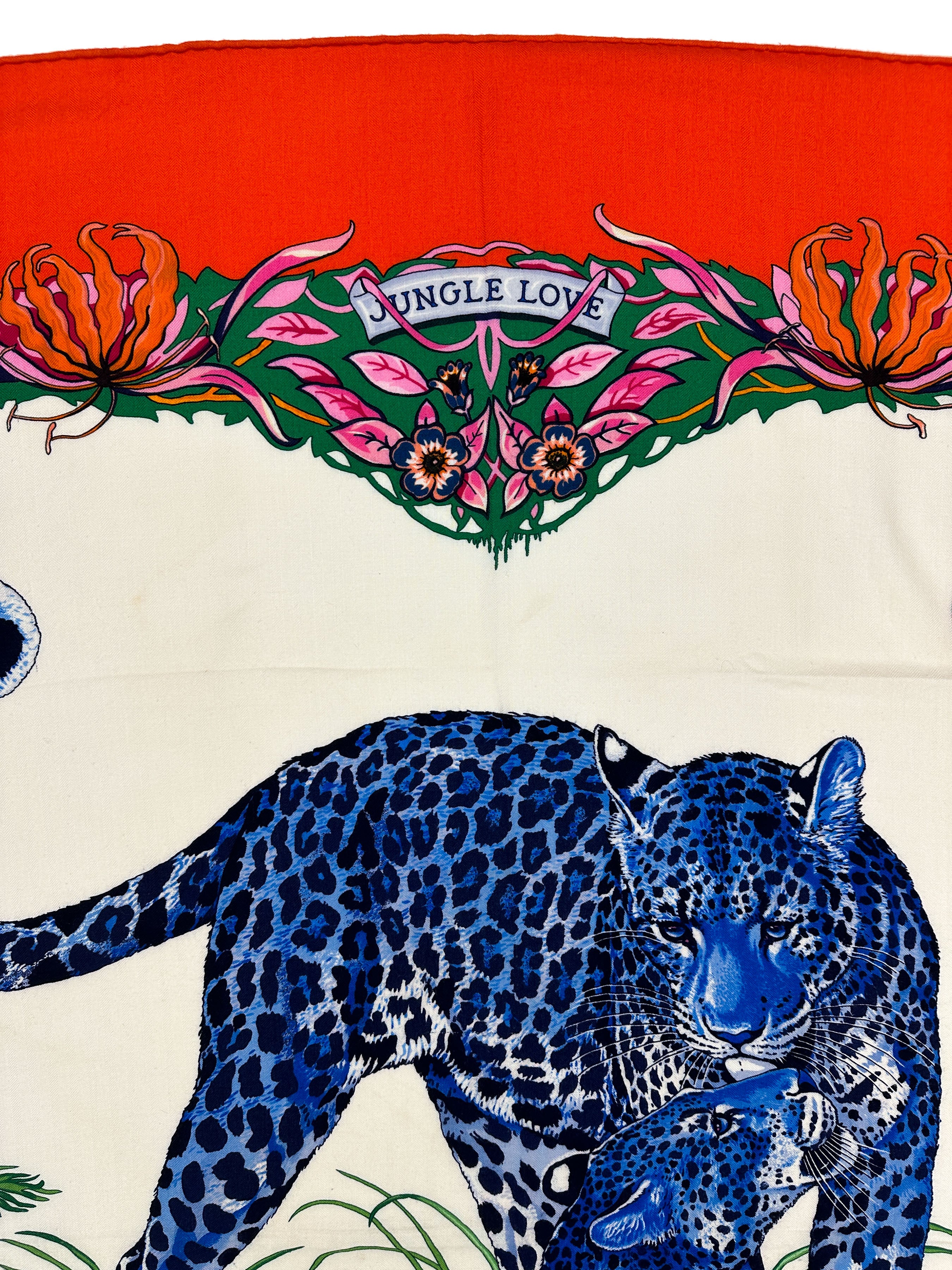 Hermès Jungle Love Cashmere Silk 140