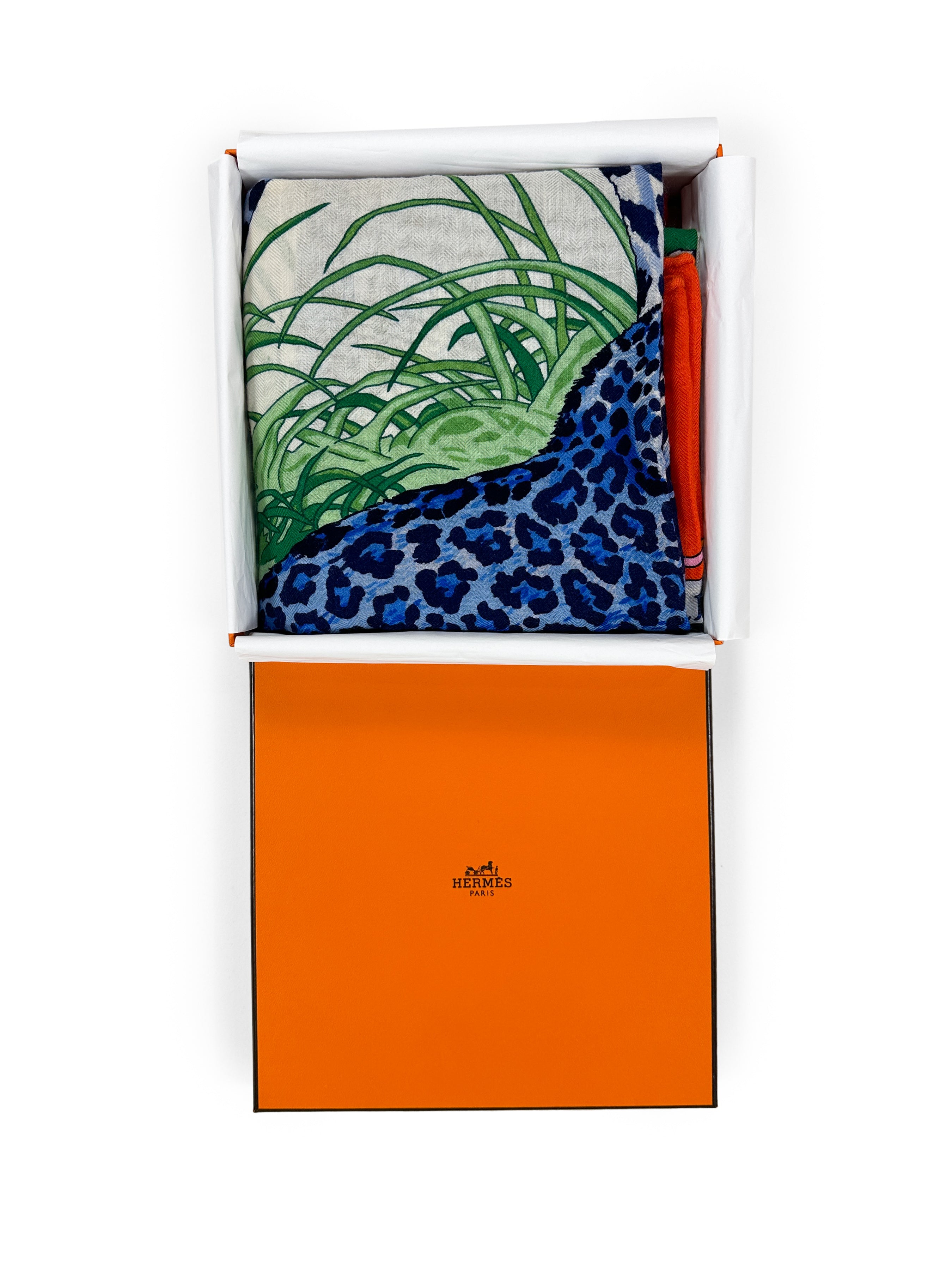 Hermès Jungle Love Cashmere Silk 140