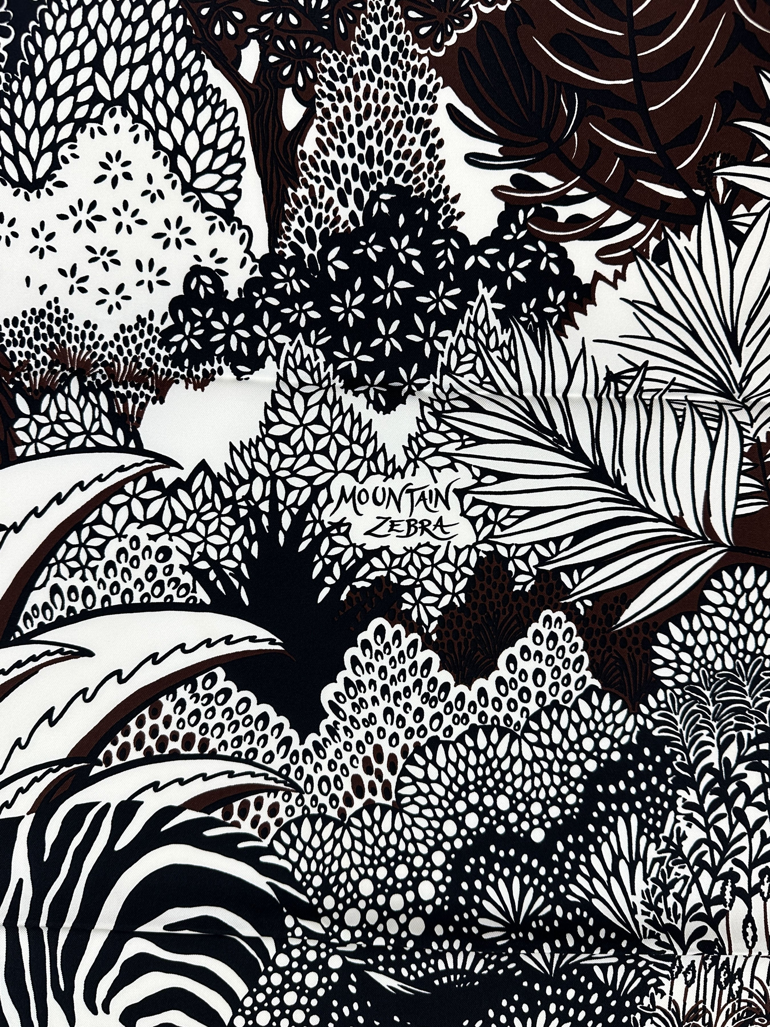 Hermès Mountain Zebra 90