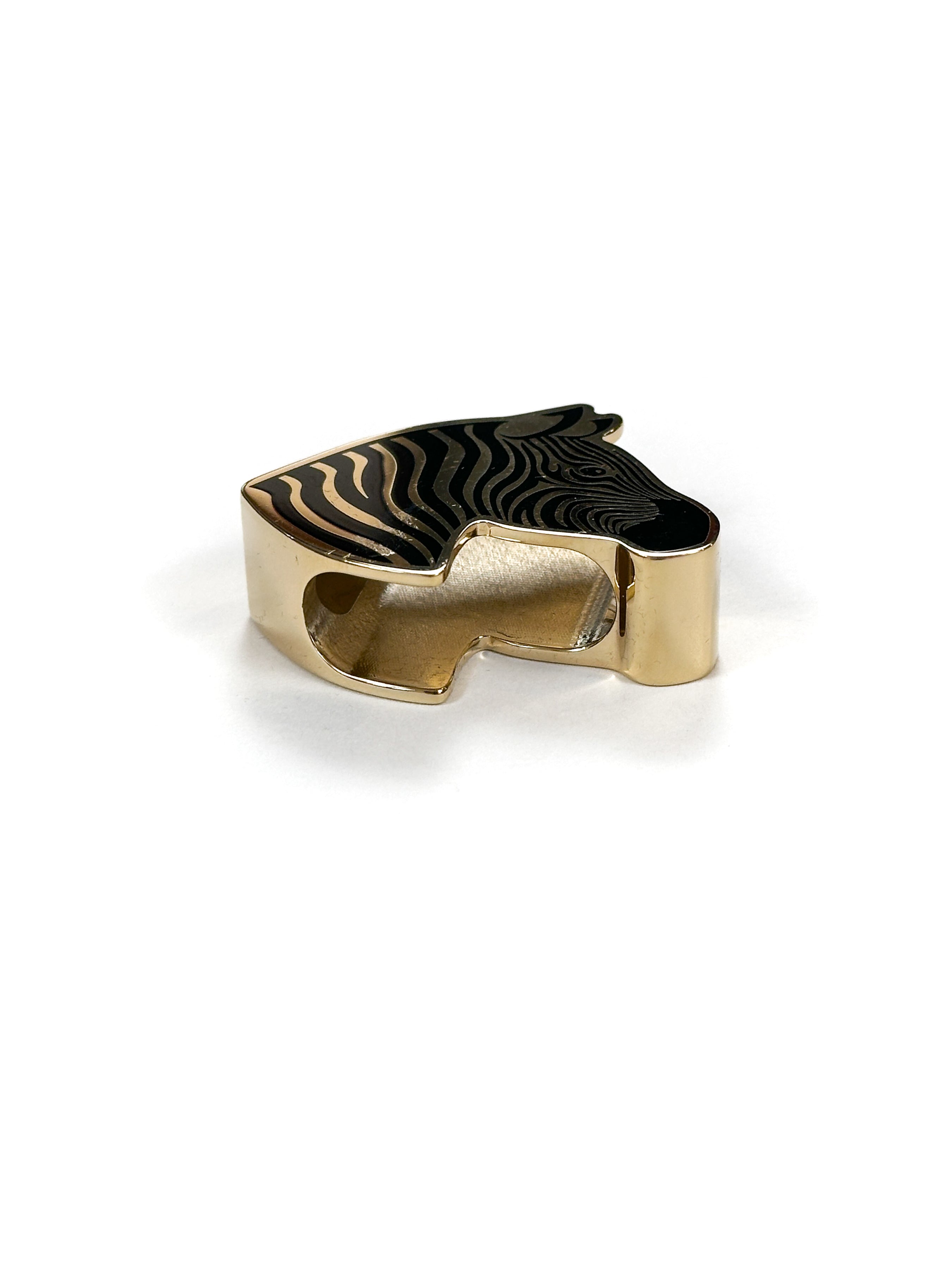 Hermès Zebra Scarf Ring
