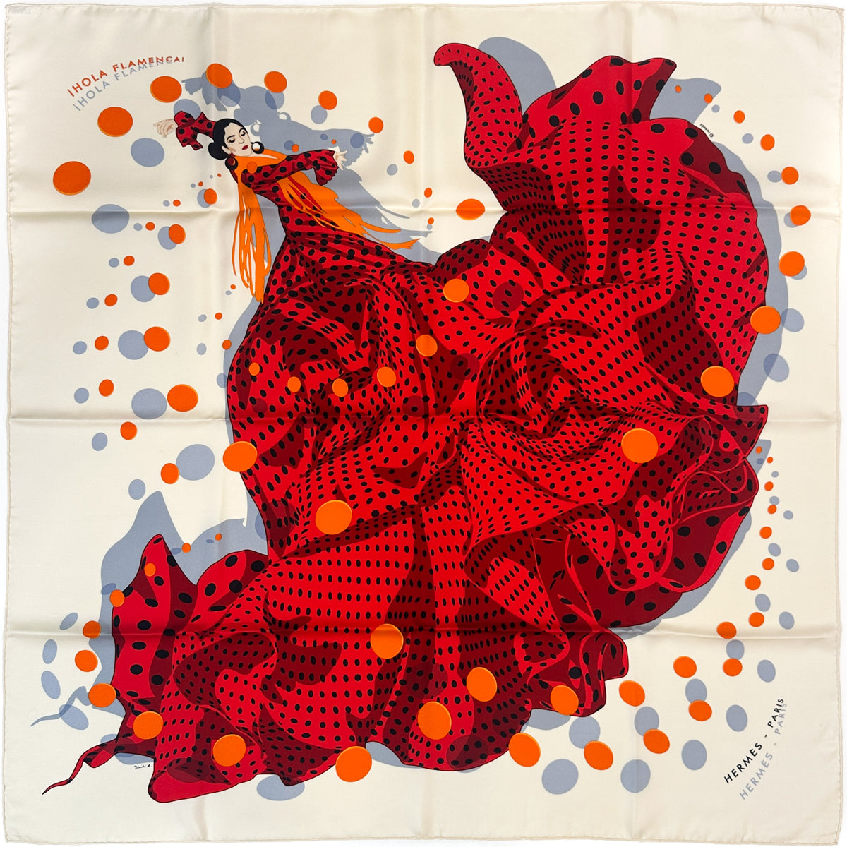 Hermès Hola Flamenca 90