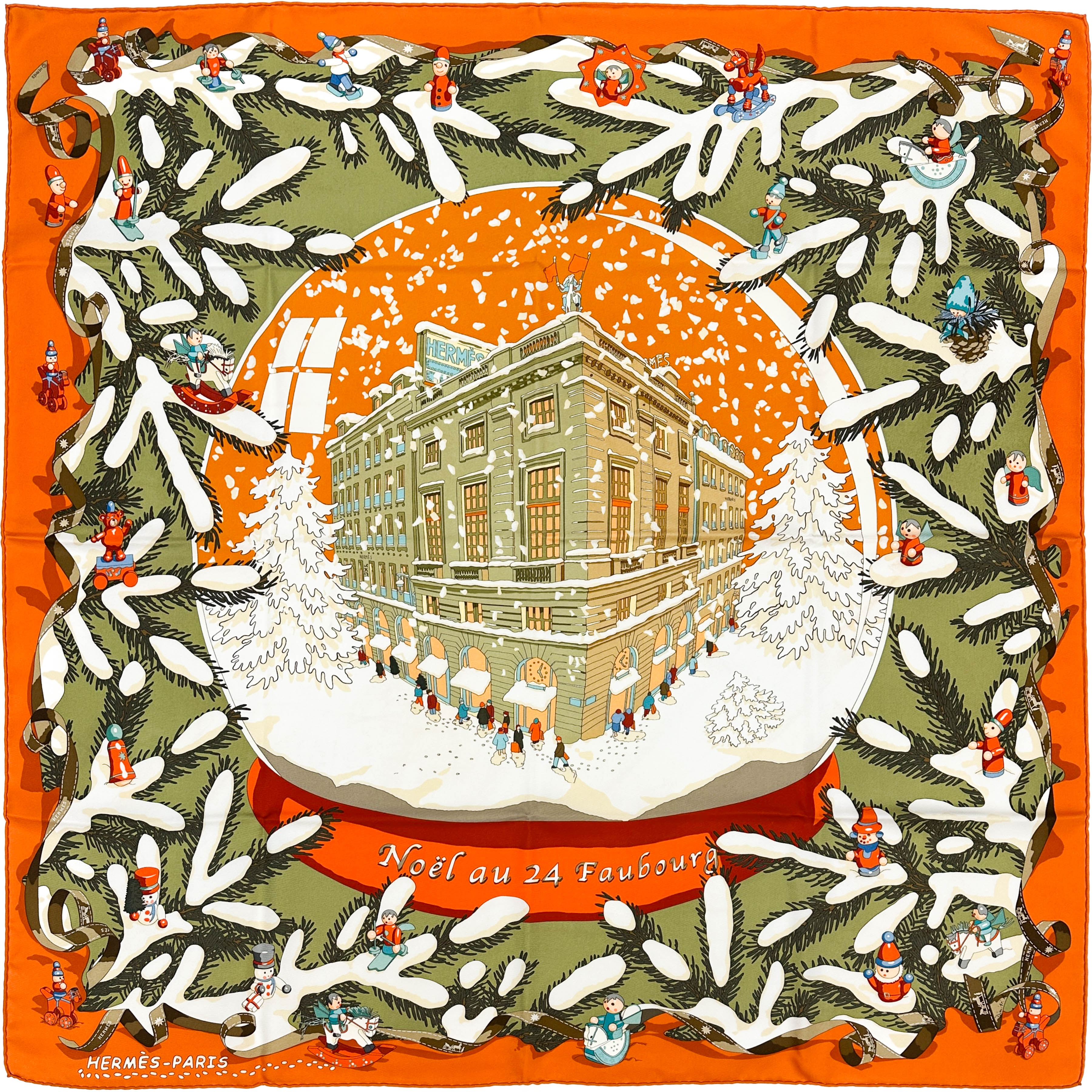 Hermès Noël au 24 Faubourg 90