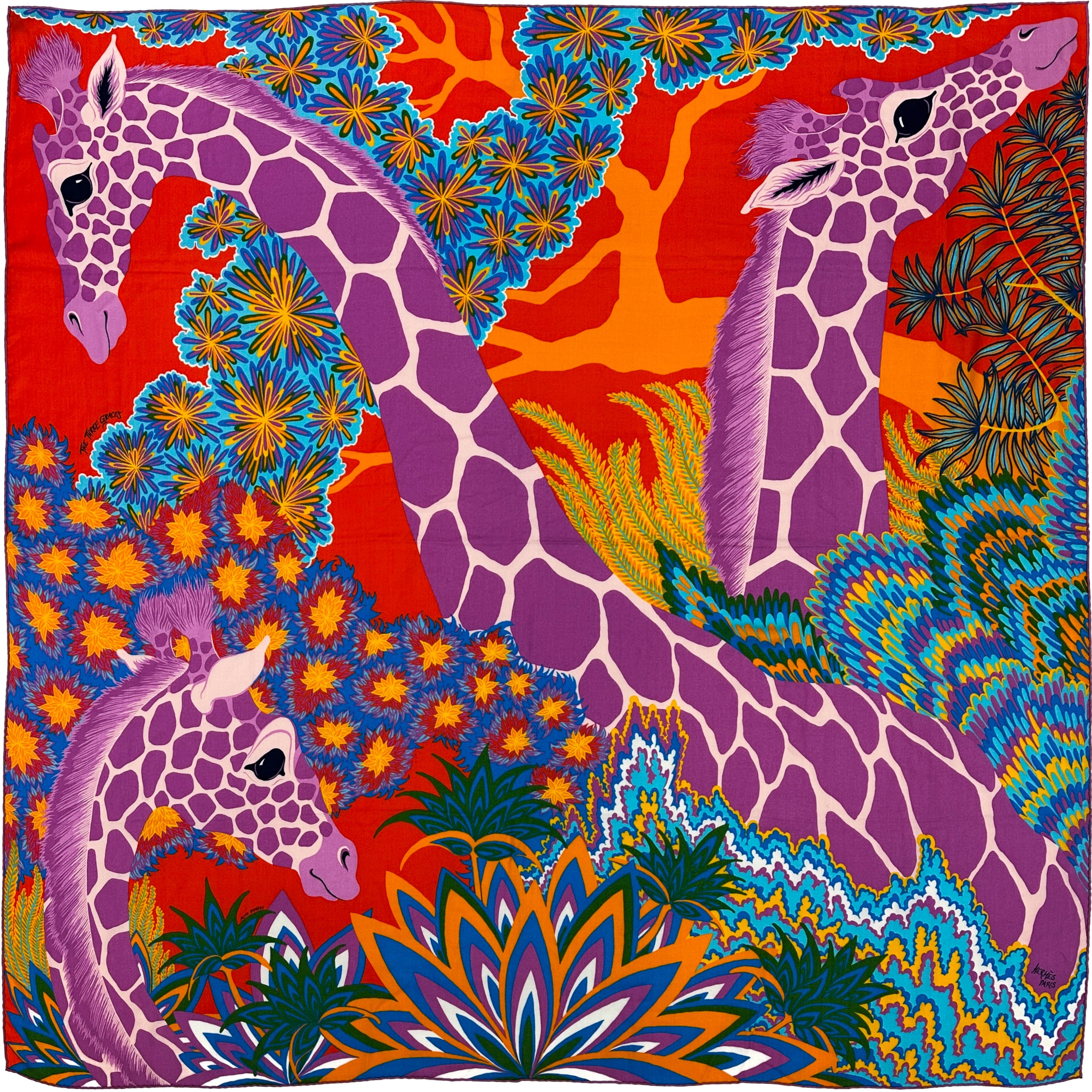 Hermès The Three Graces Cashmere Silk 140