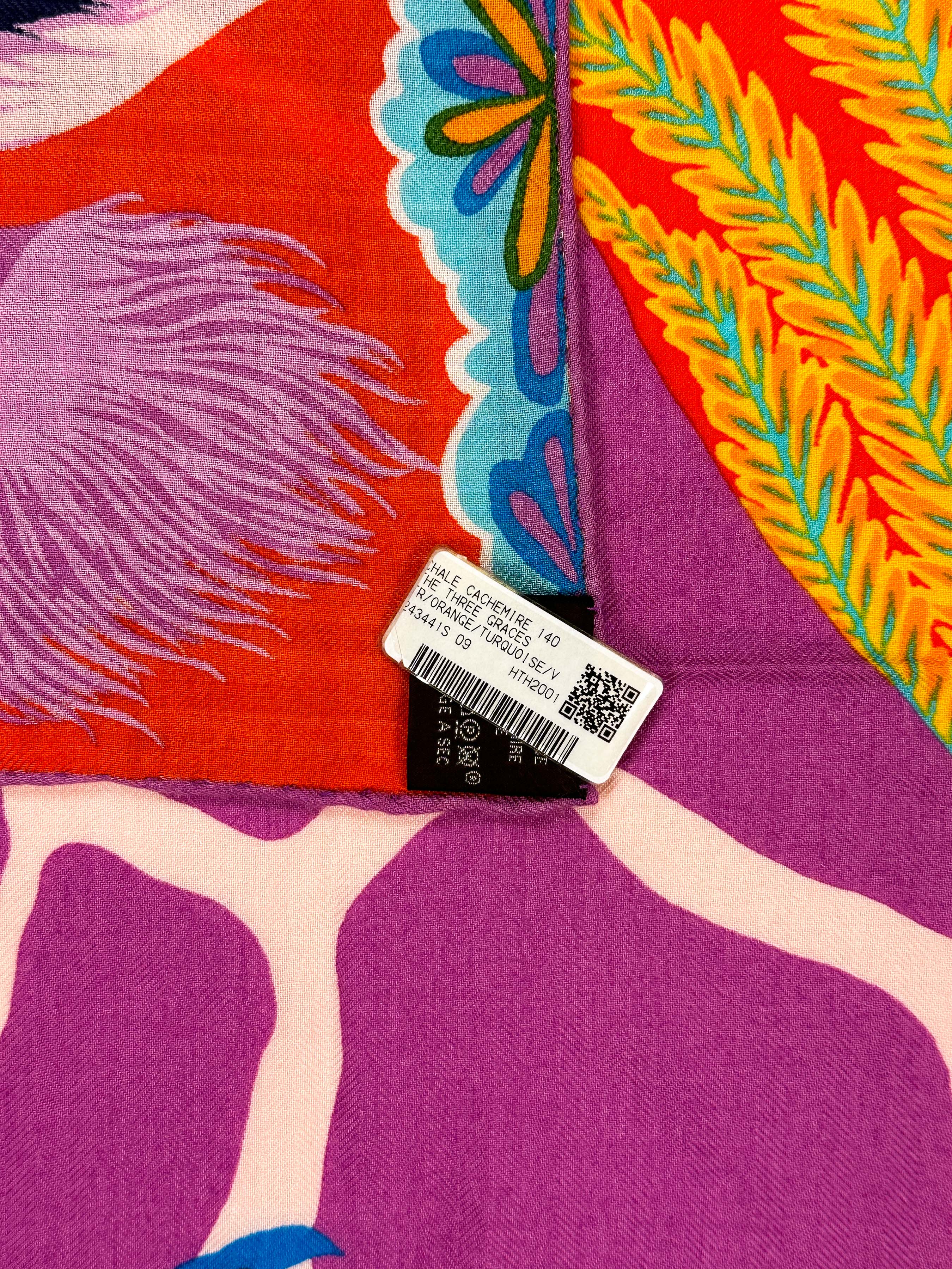 Hermès The Three Graces Cashmere Silk 140