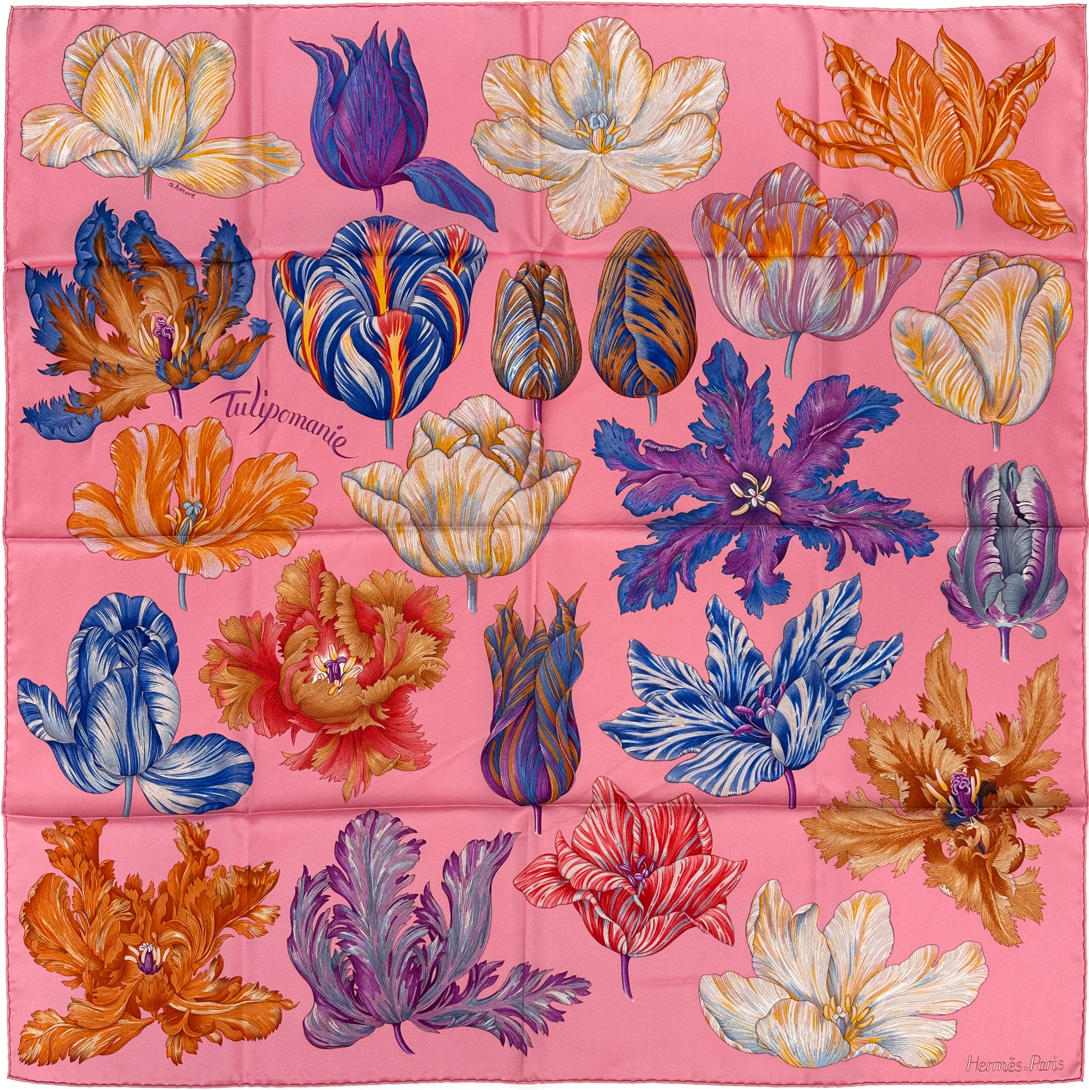 Hermès Tulipomanie 90