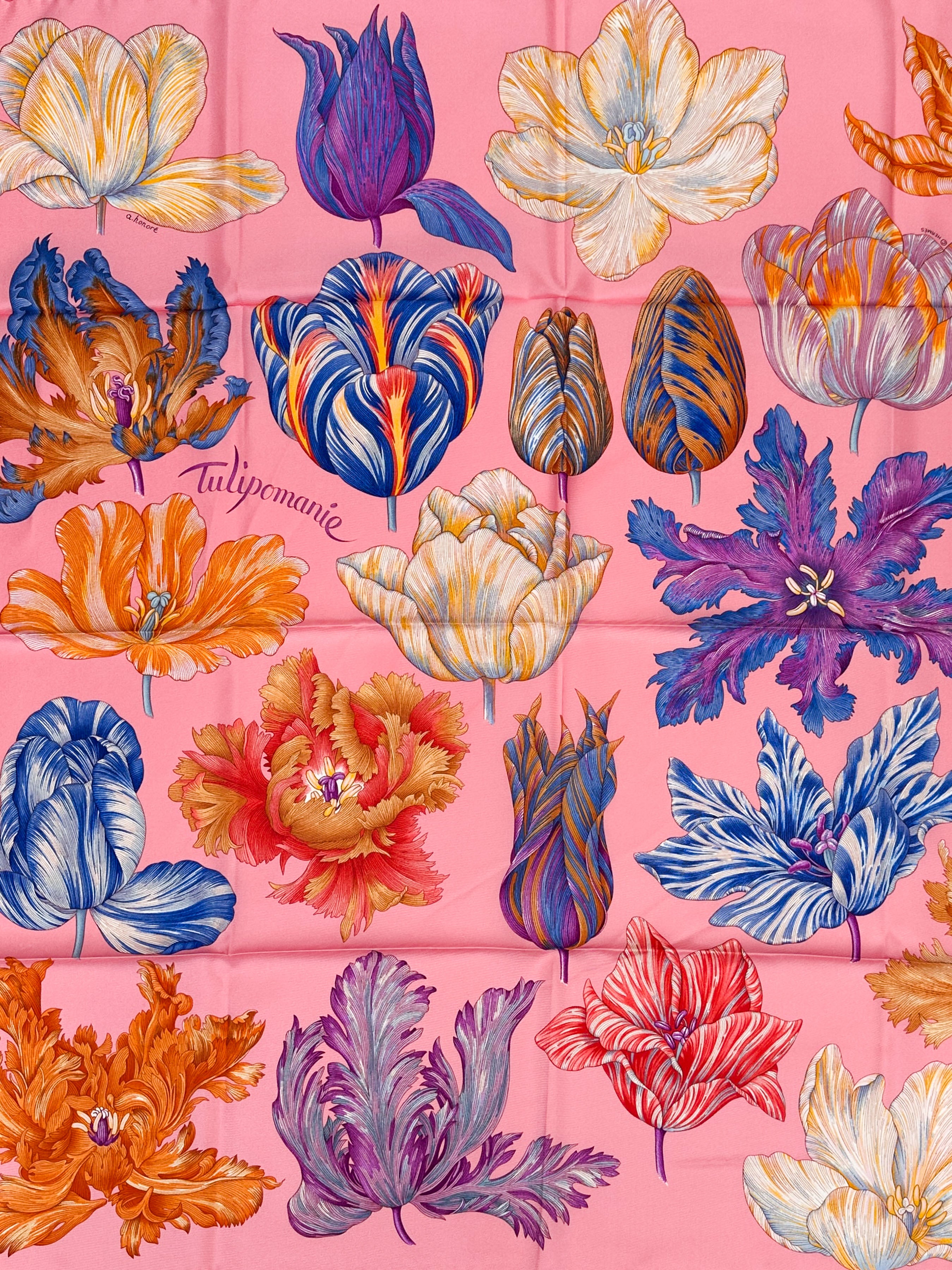 Hermès Tulipomanie 90