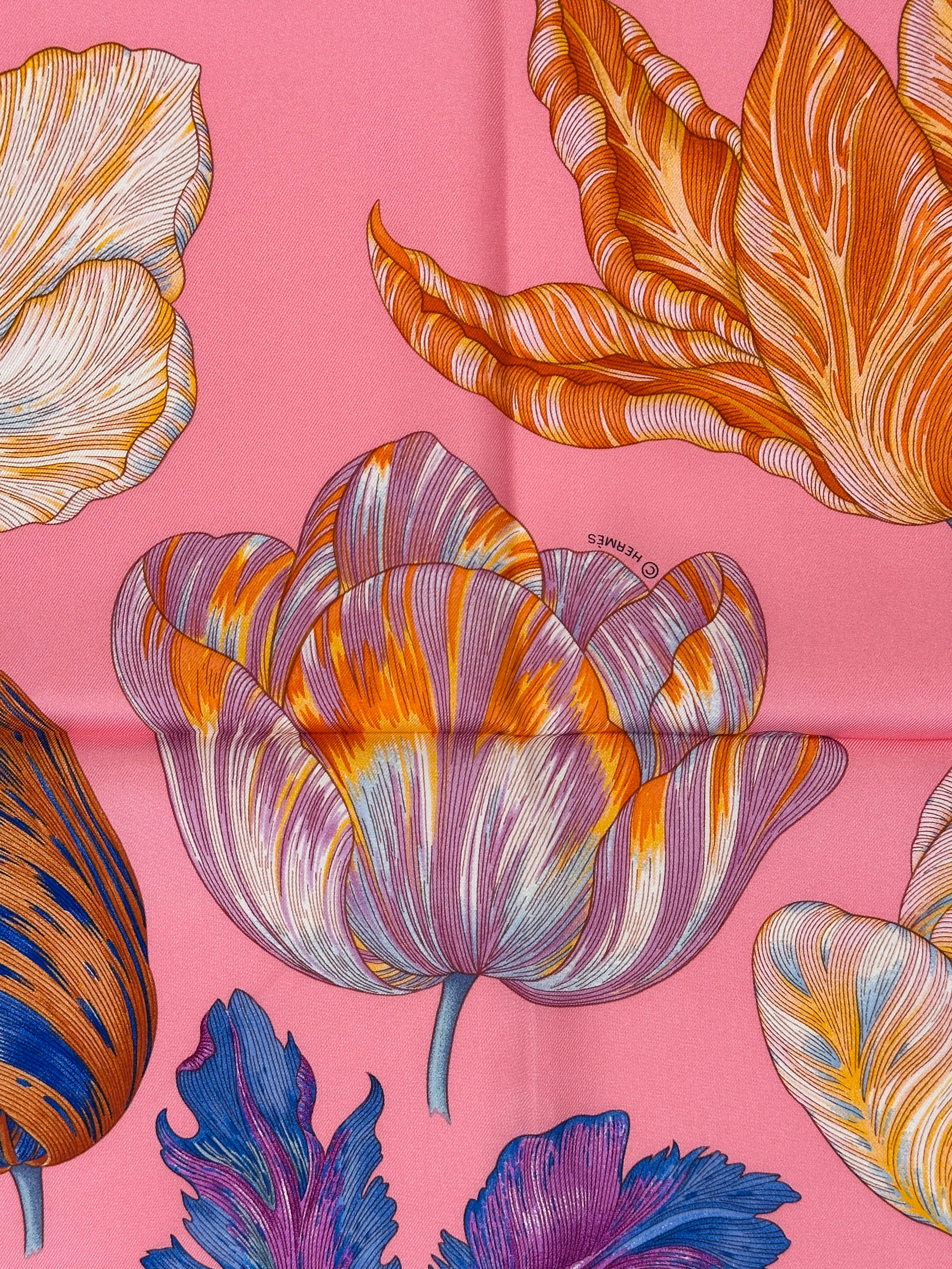 Hermès Tulipomanie 90