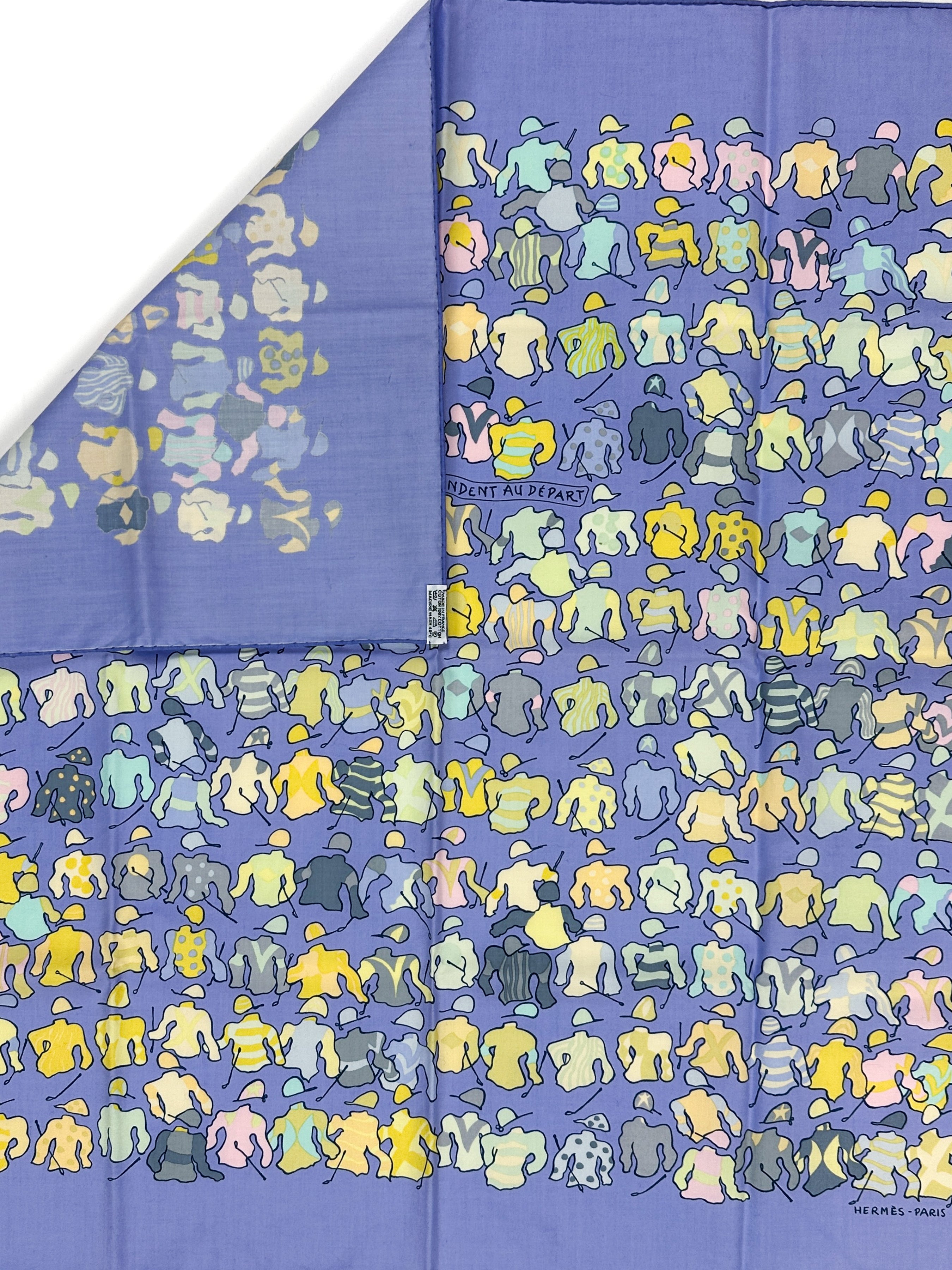 Hermès Les Chevaux Se Rendent Au Départ Cotton 70