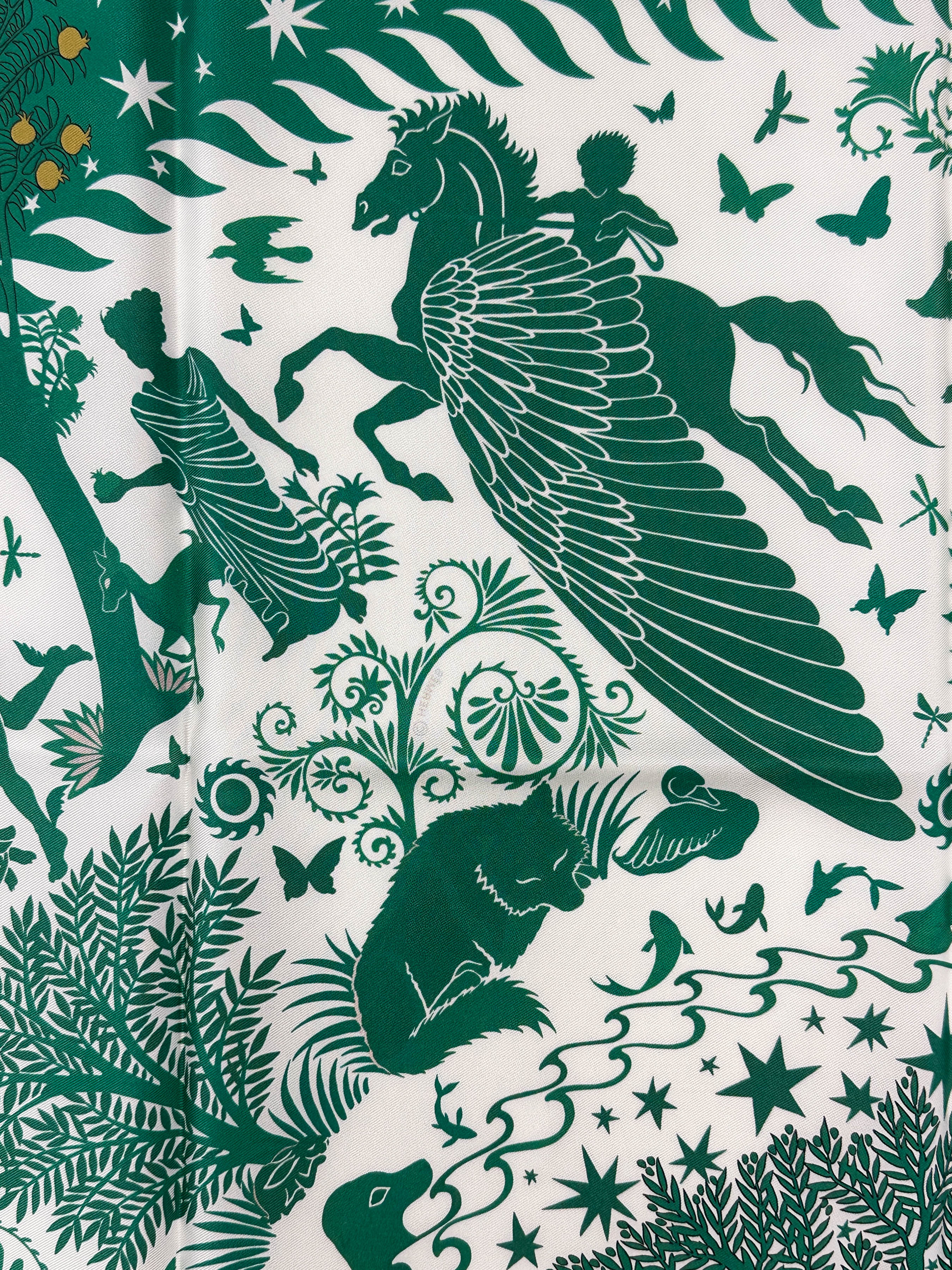 Hermès Sous le Charme d'Orphée Double Face 90