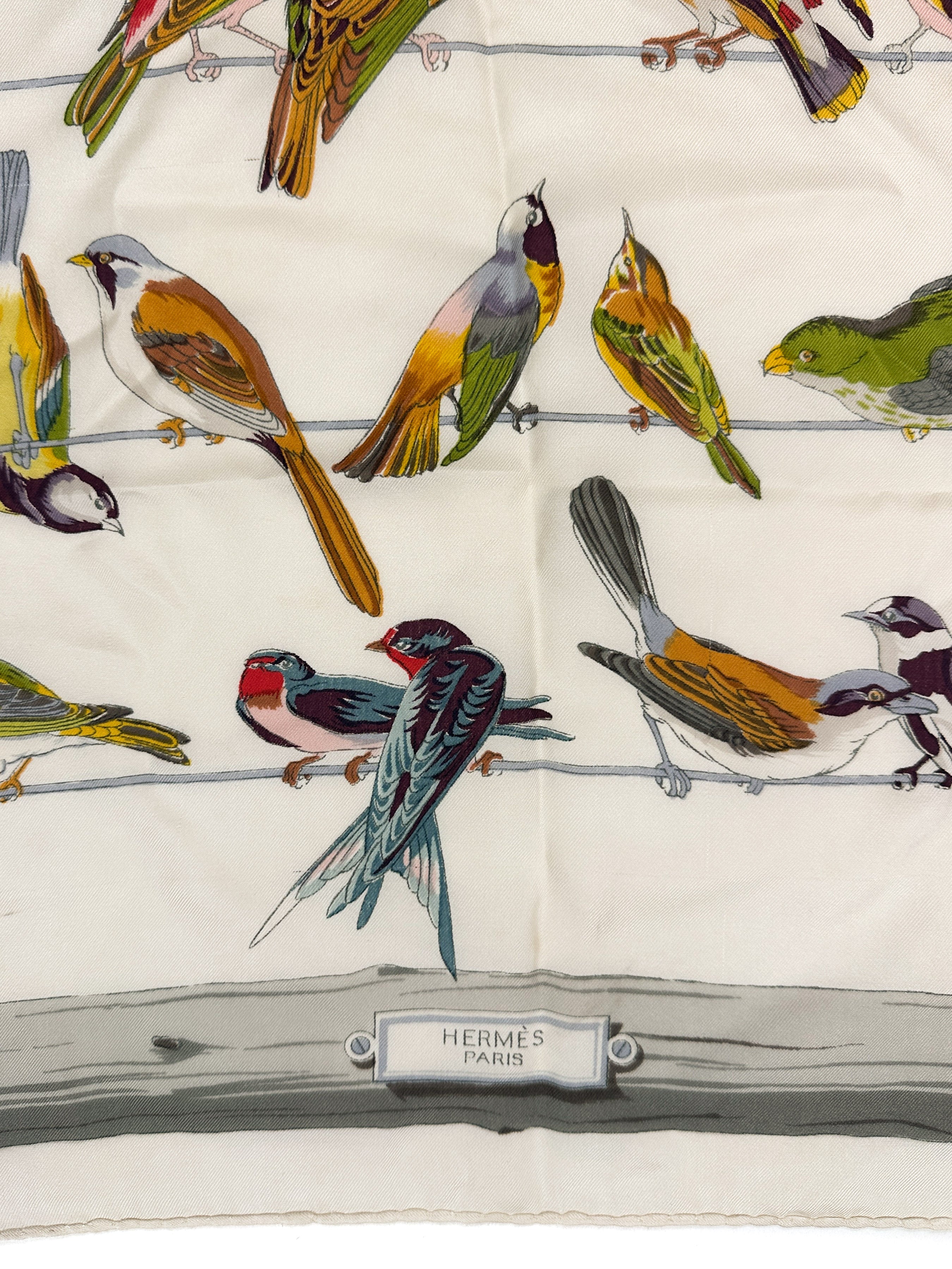 Hermès Les Oiseaux des Champs et des Bois 90