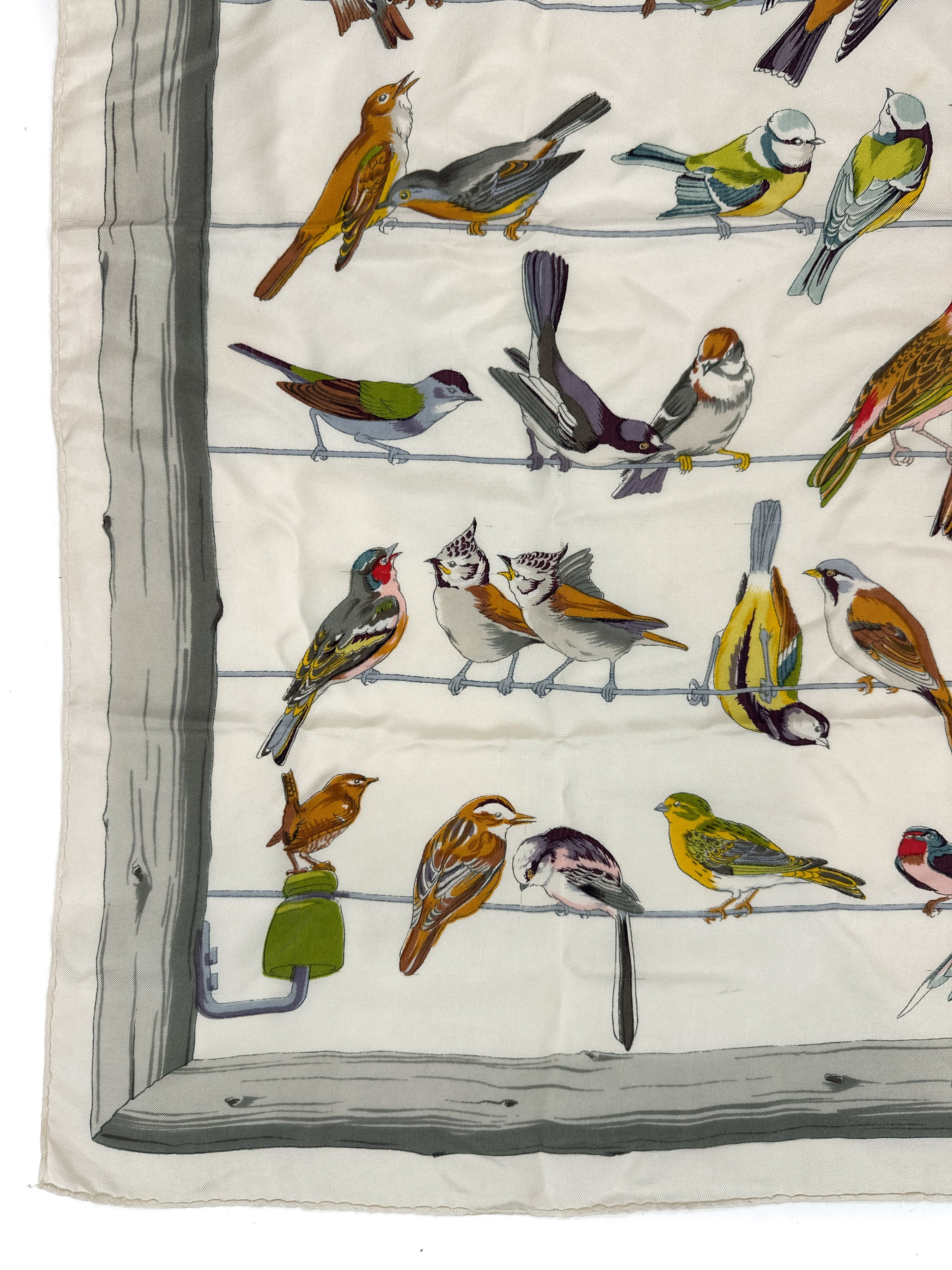 Hermès Les Oiseaux des Champs et des Bois 90
