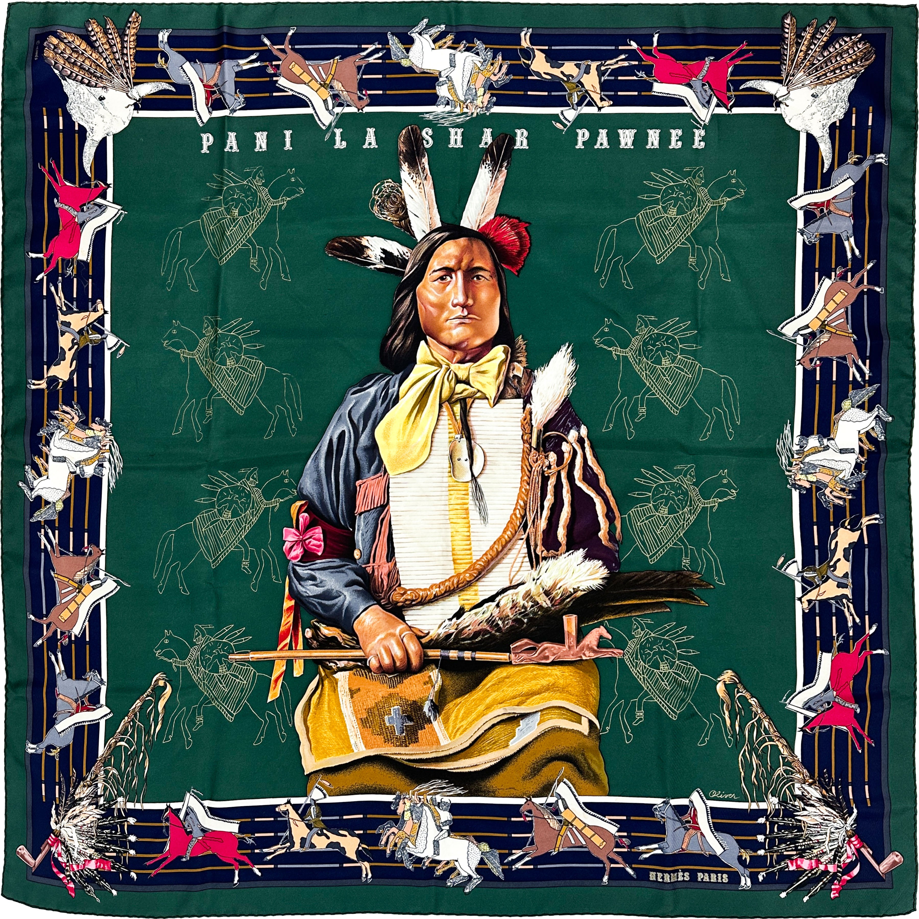 Hermès Pani La Shar Pawnee 90