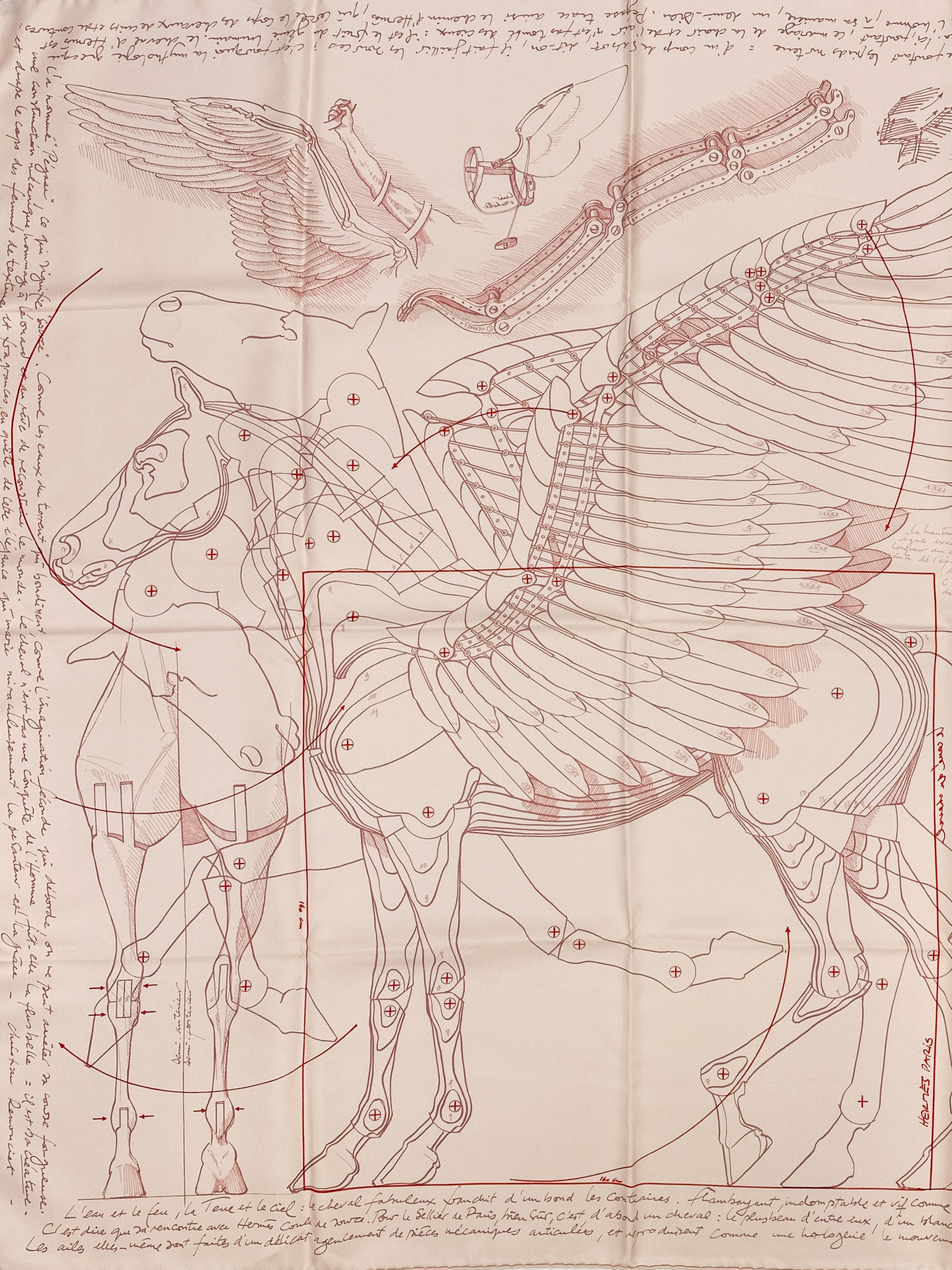 Hermès Le Pégase d'Hermès 90