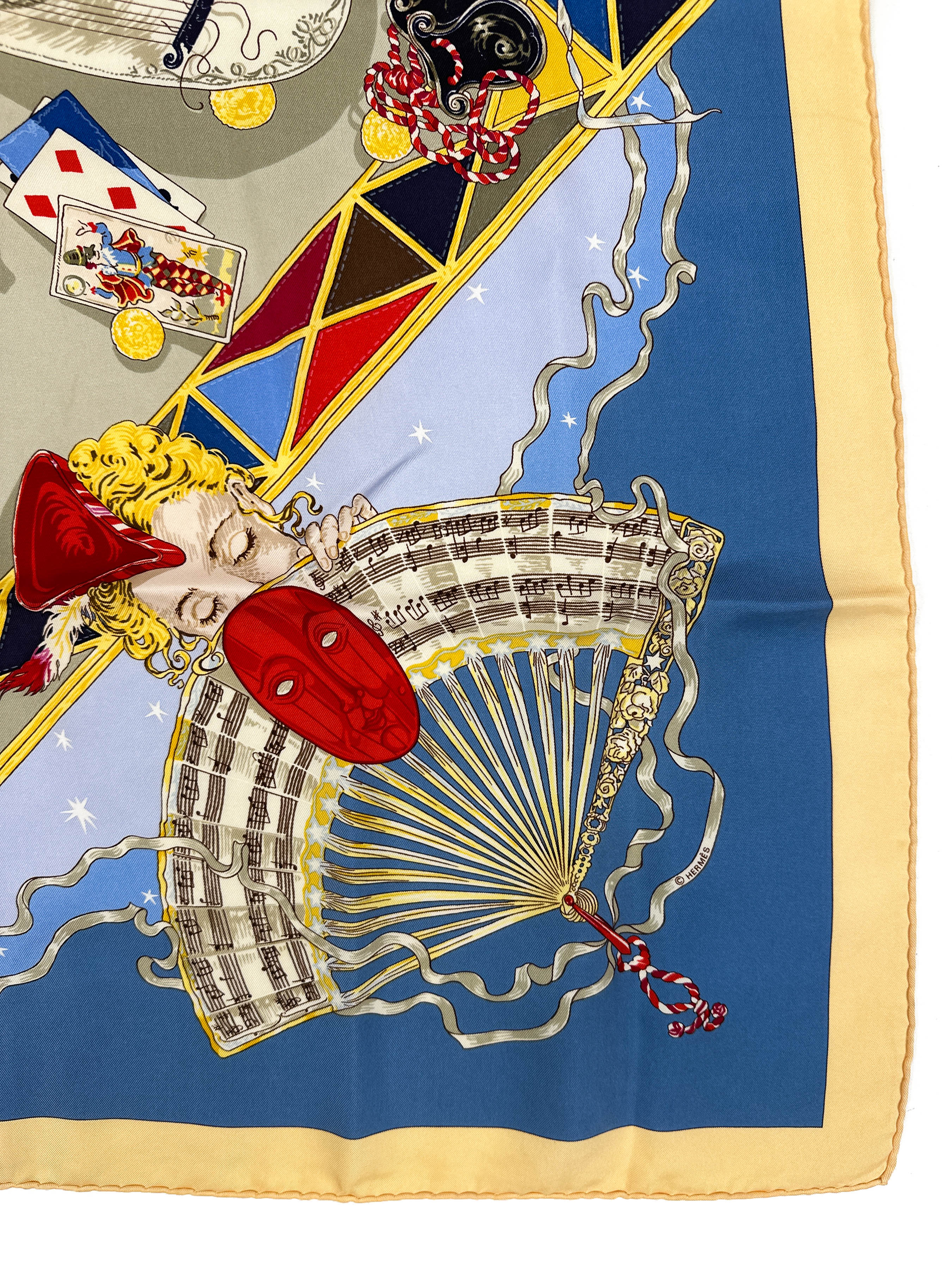 Hermès Au Clair de la Lune 90