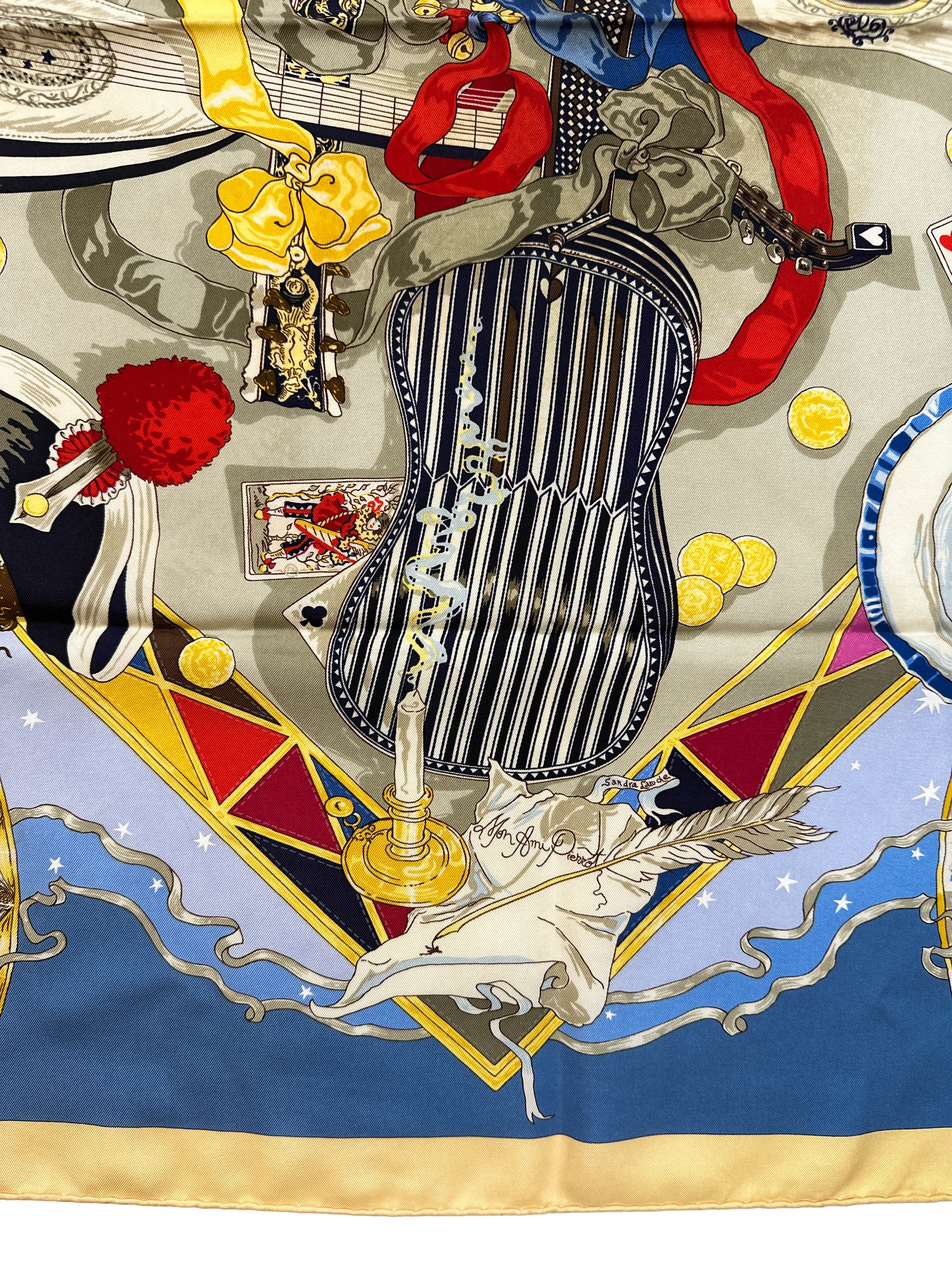 Hermès Au Clair de la Lune 90