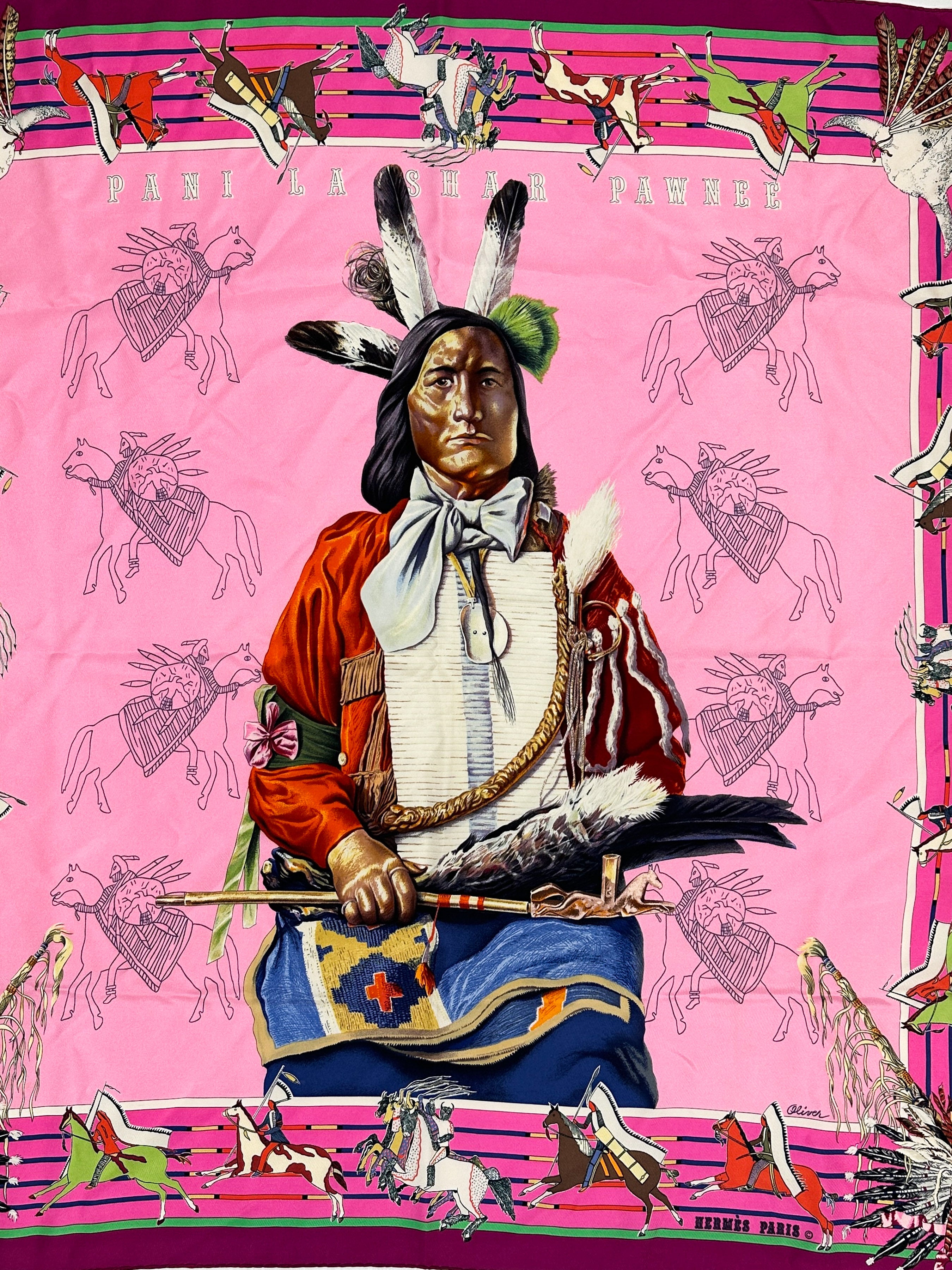 Hermès Pani La Shar Pawnee 90