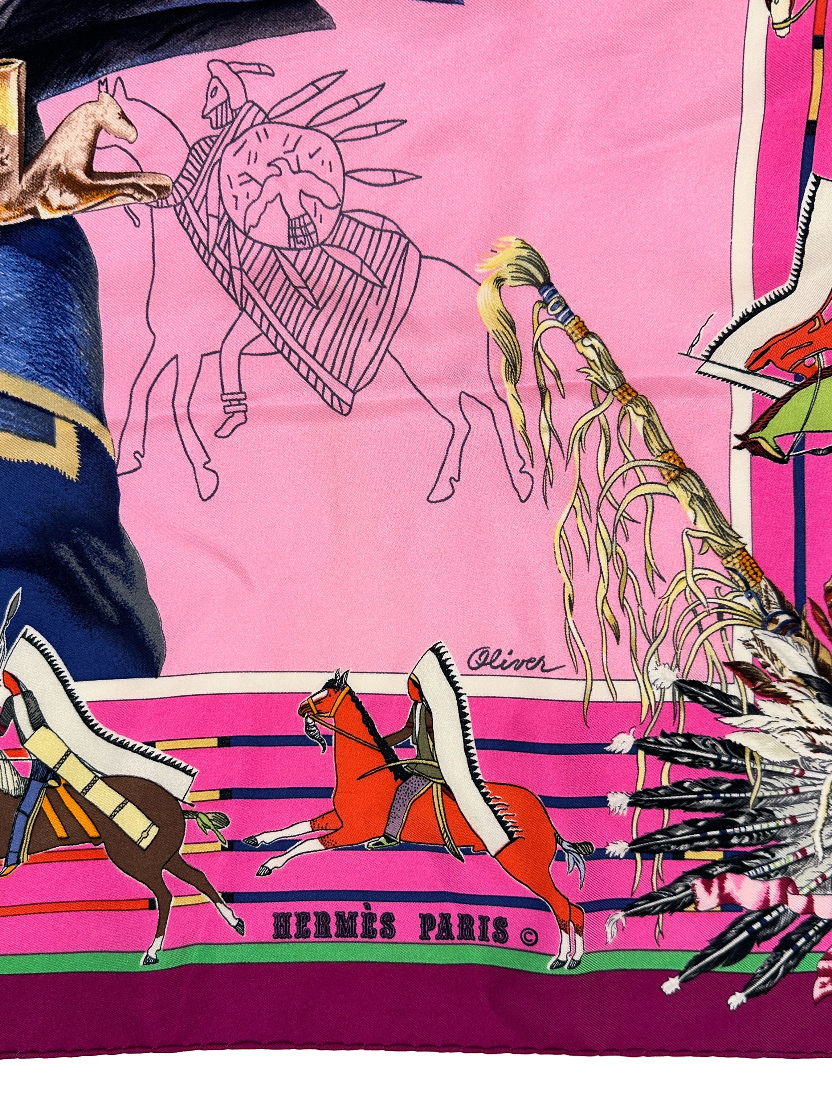 Hermès Pani La Shar Pawnee 90