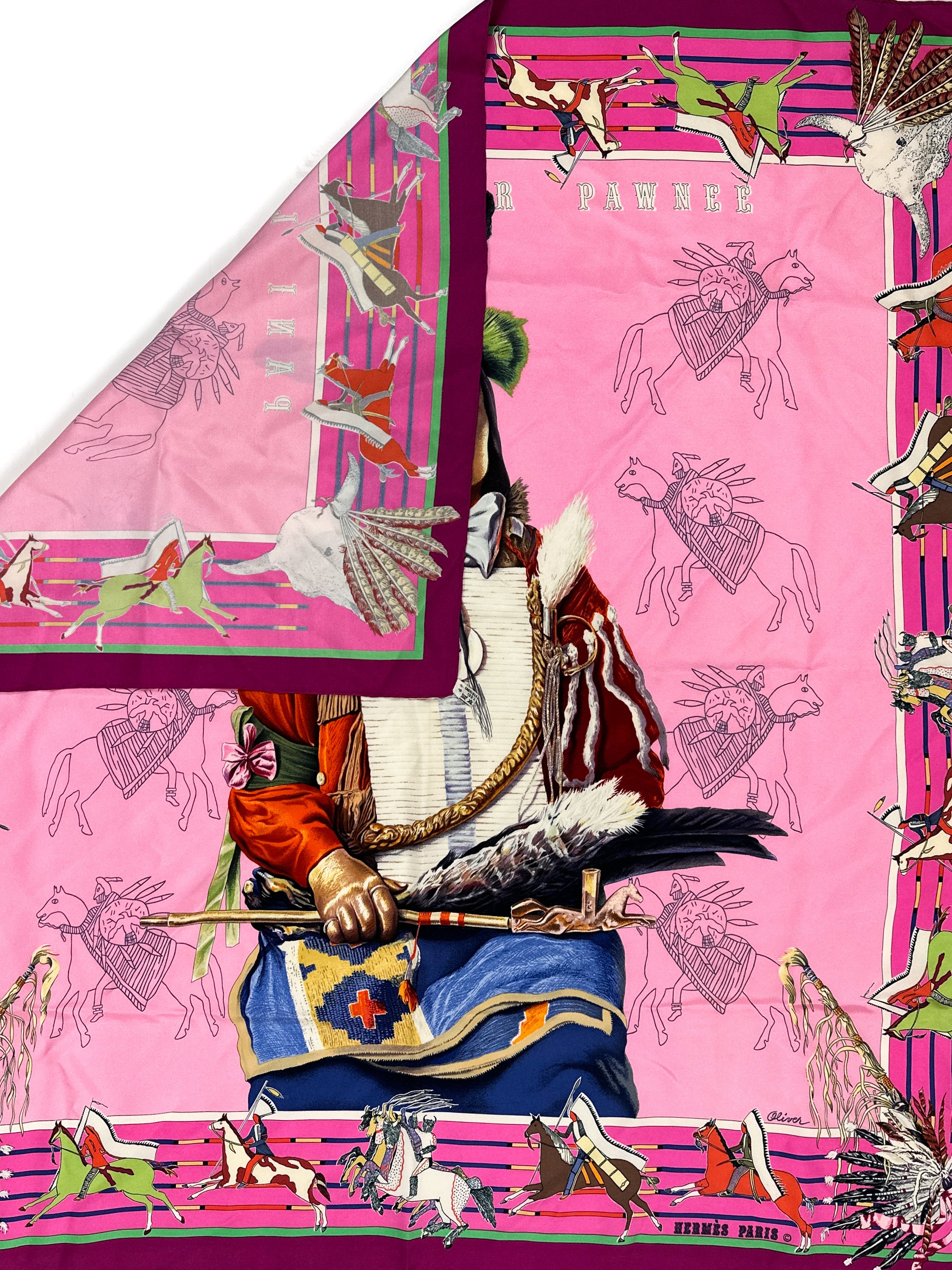 Hermès Pani La Shar Pawnee 90