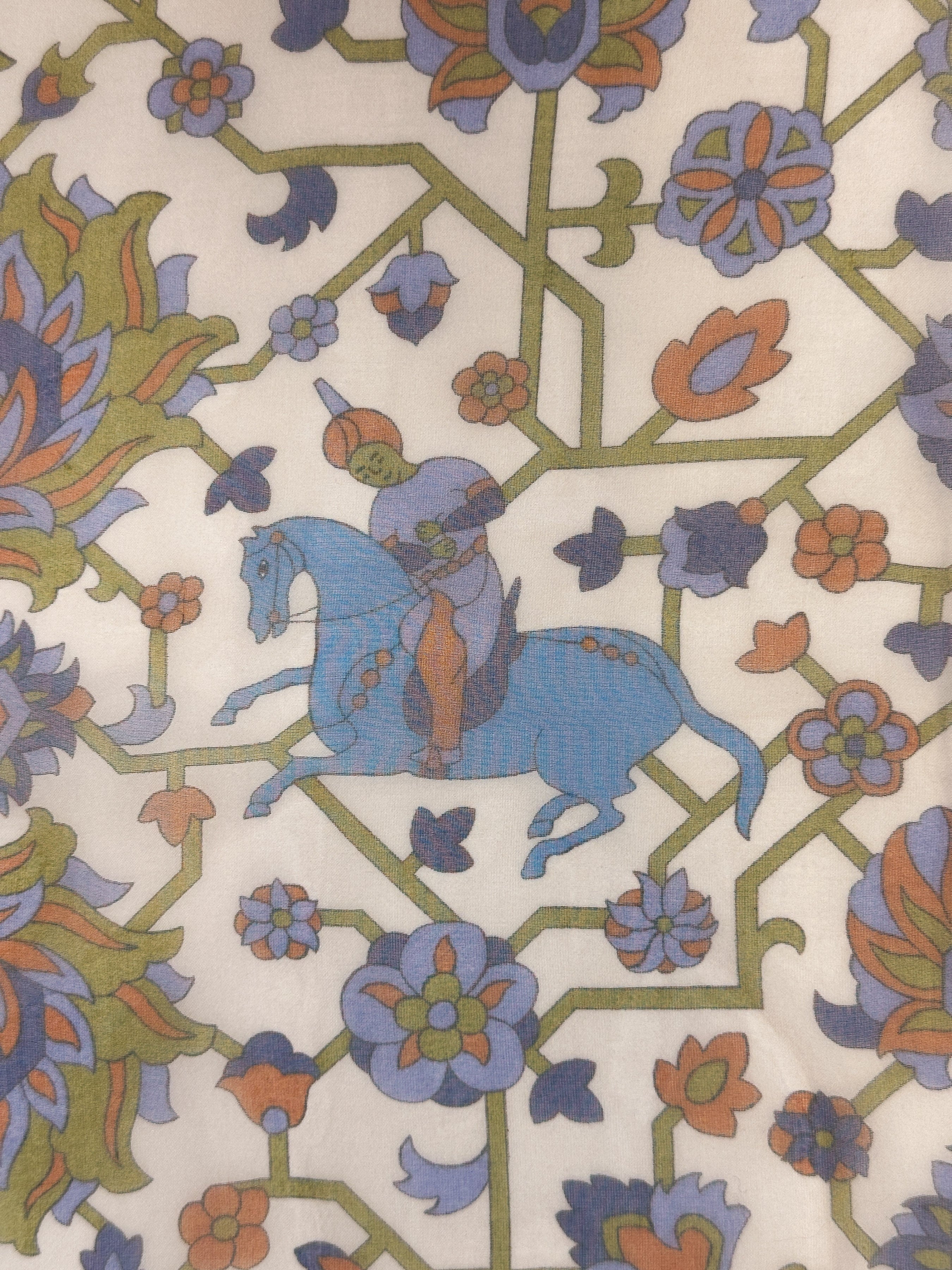 Hermès Tabriz Mousseline Shawl