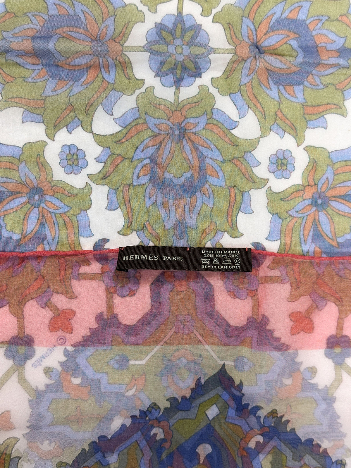 Hermès Tabriz Mousseline Shawl