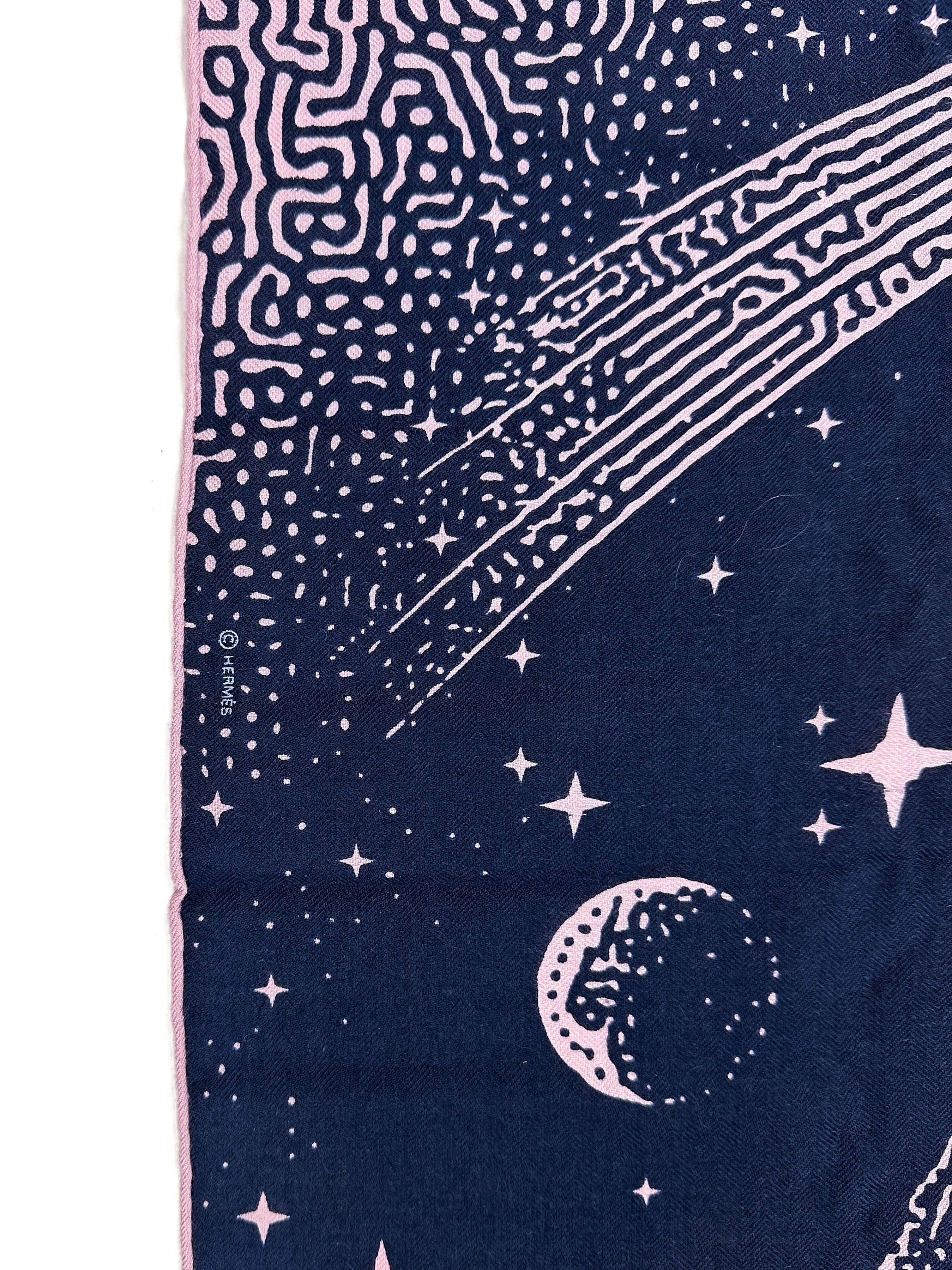 Hermès Clair de Lune Cashmere Silk 140