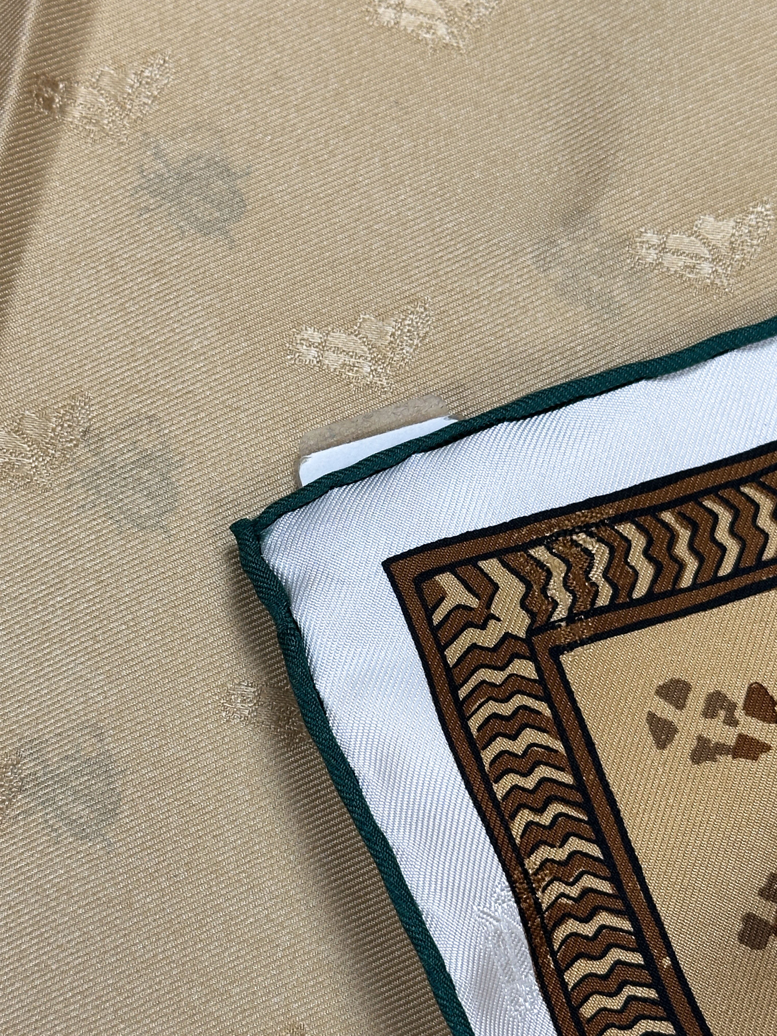 Hermès Quadrige Galon Quadri au Bloc Jacquard 90