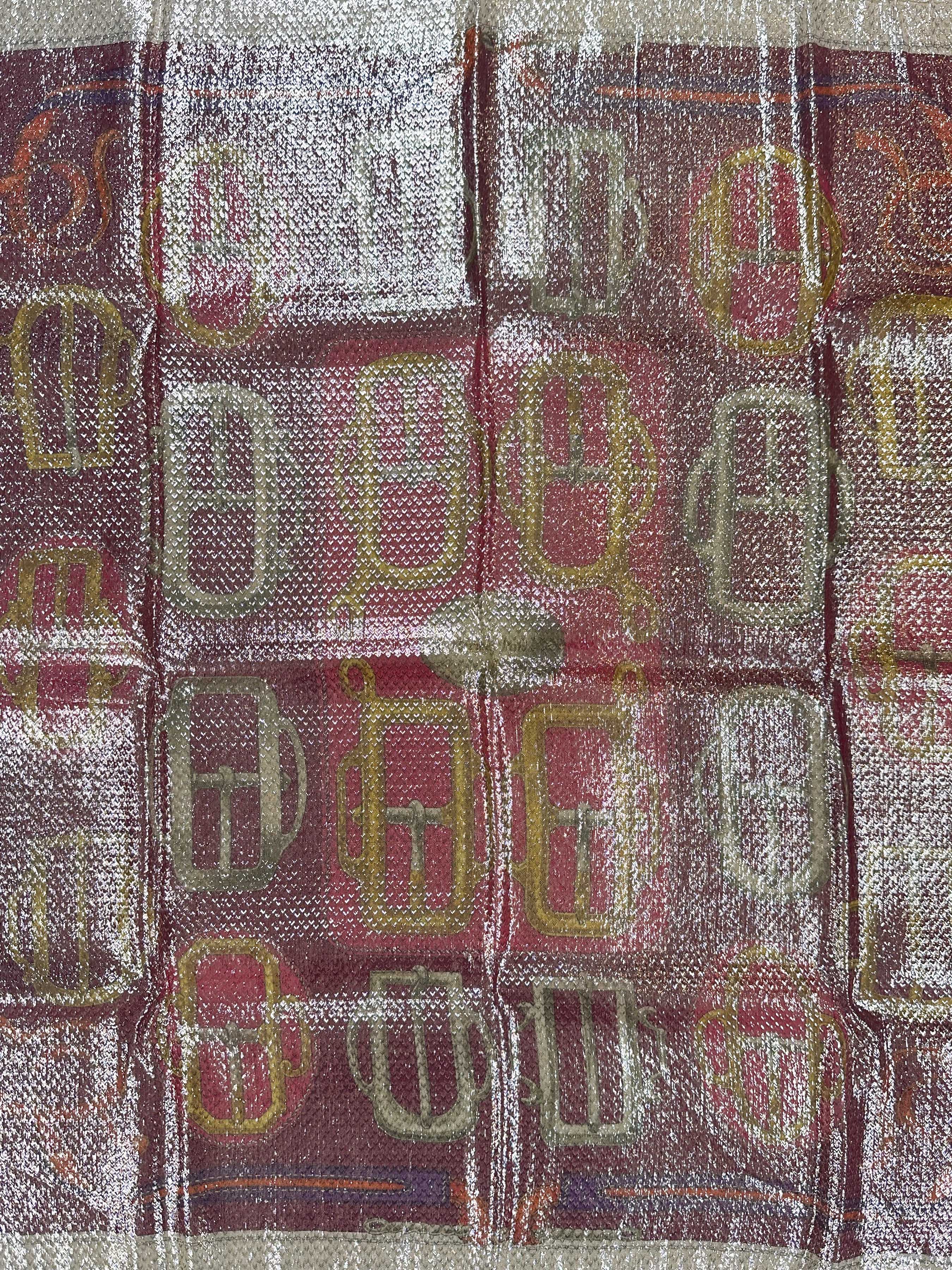 Hermès Bouclerie d'Attelage Glitter 70