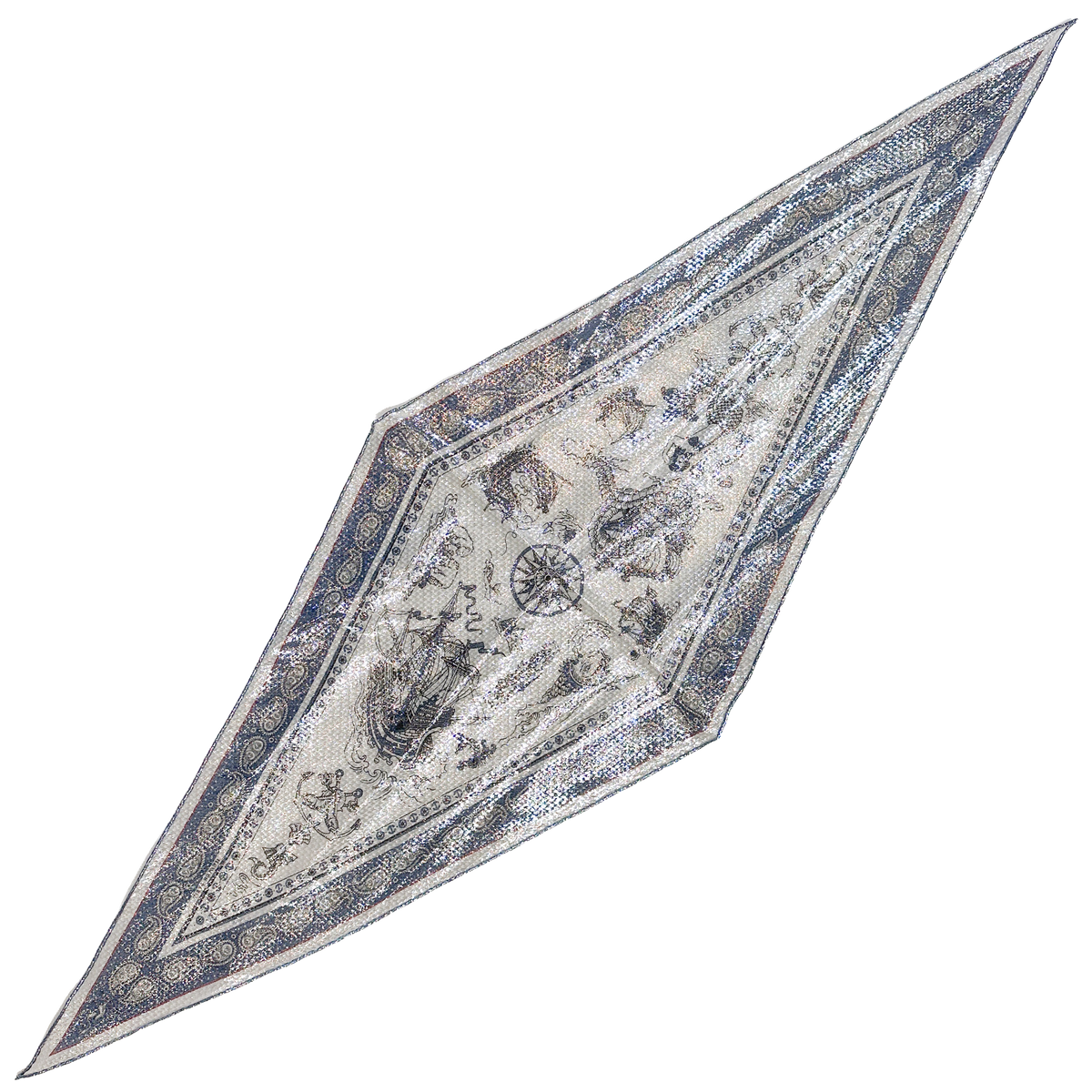 Hermès Tatouages Marins Bandana Glitter Losange