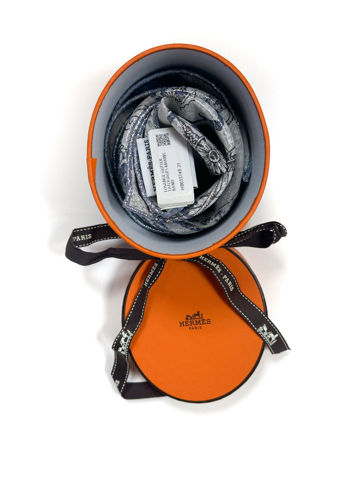 Hermès Tatouages Marins Bandana Glitter Losange