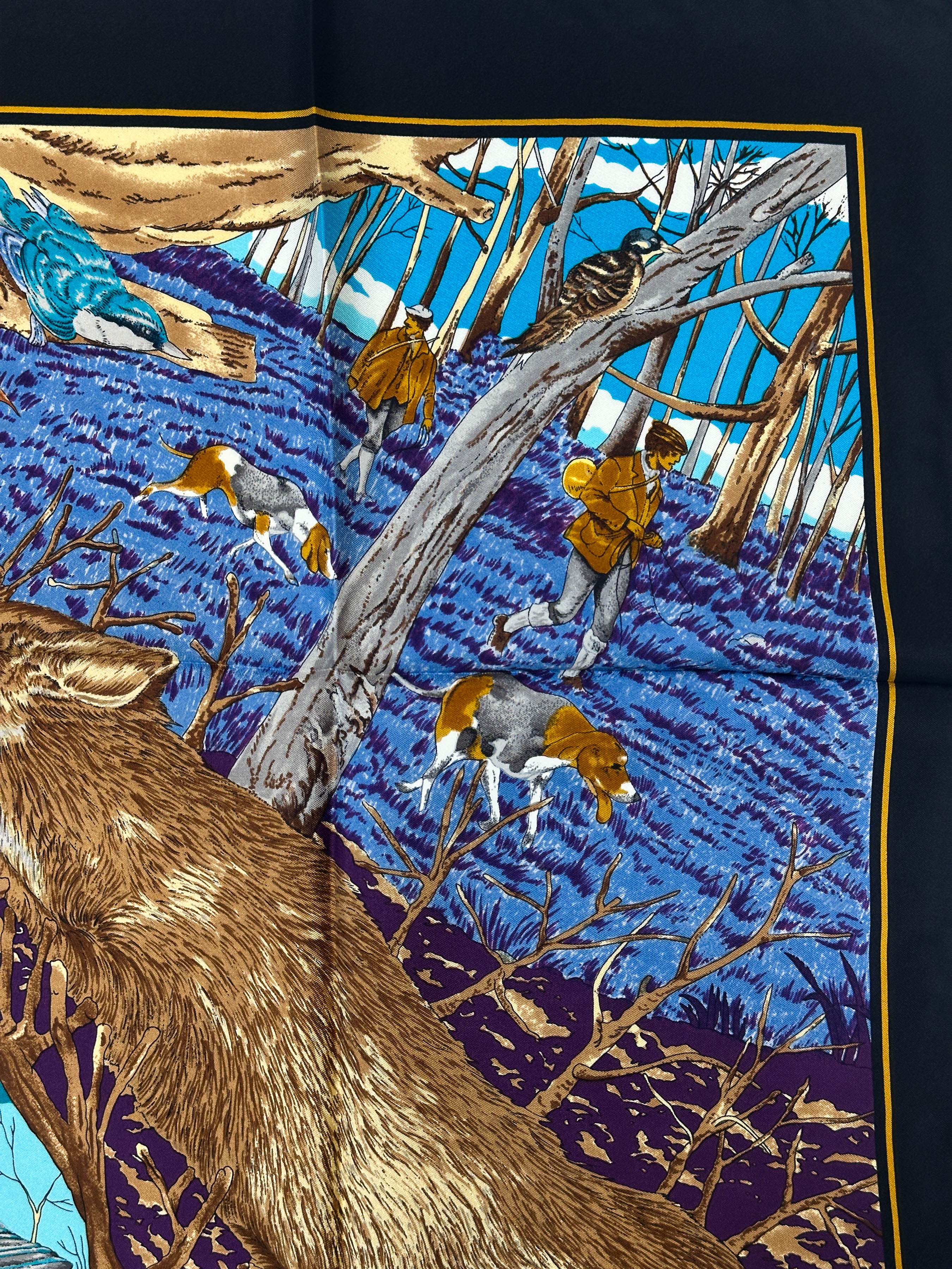 Hermès Chasse Au Bois 90