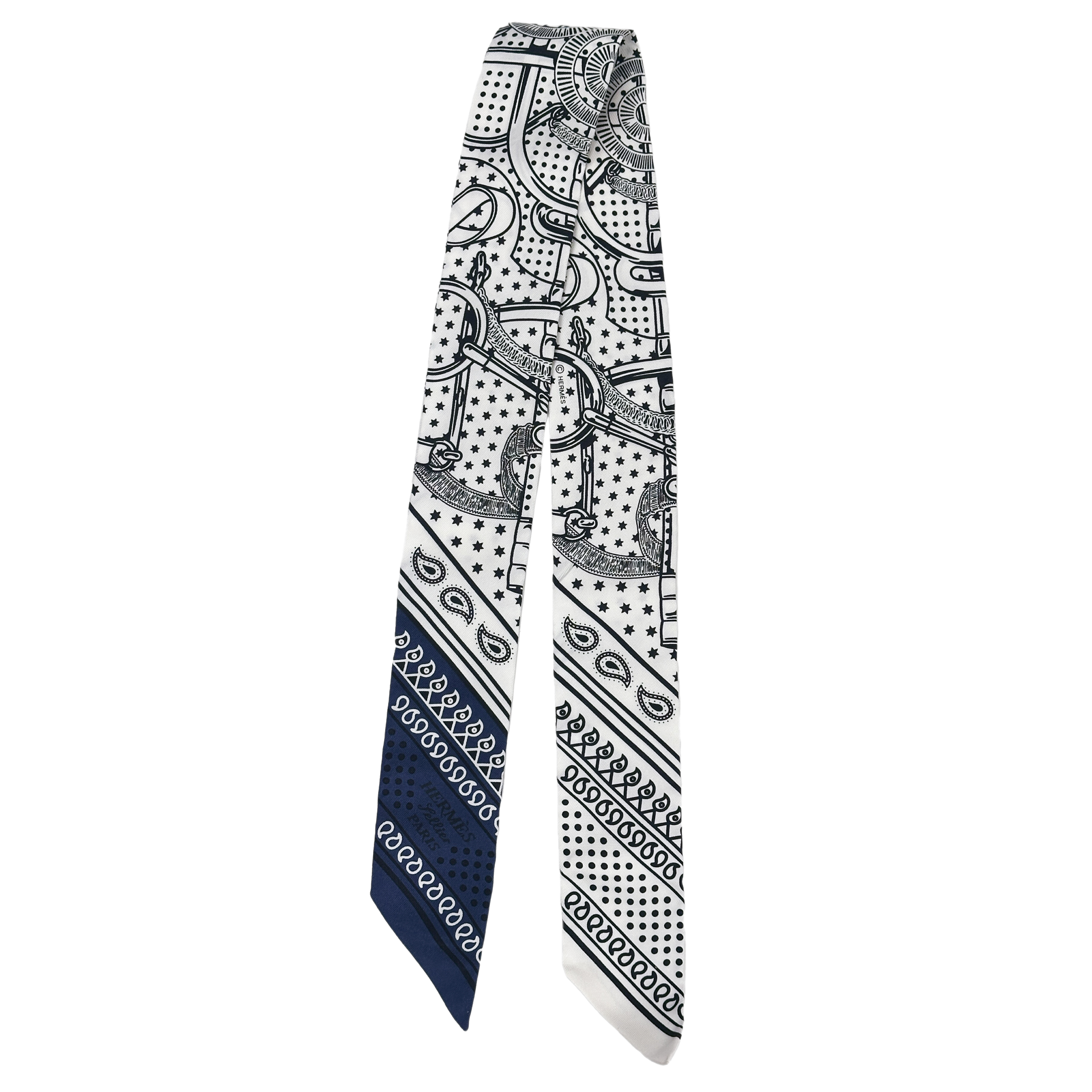 Hermès Eperon d'Or Bandana Twilly