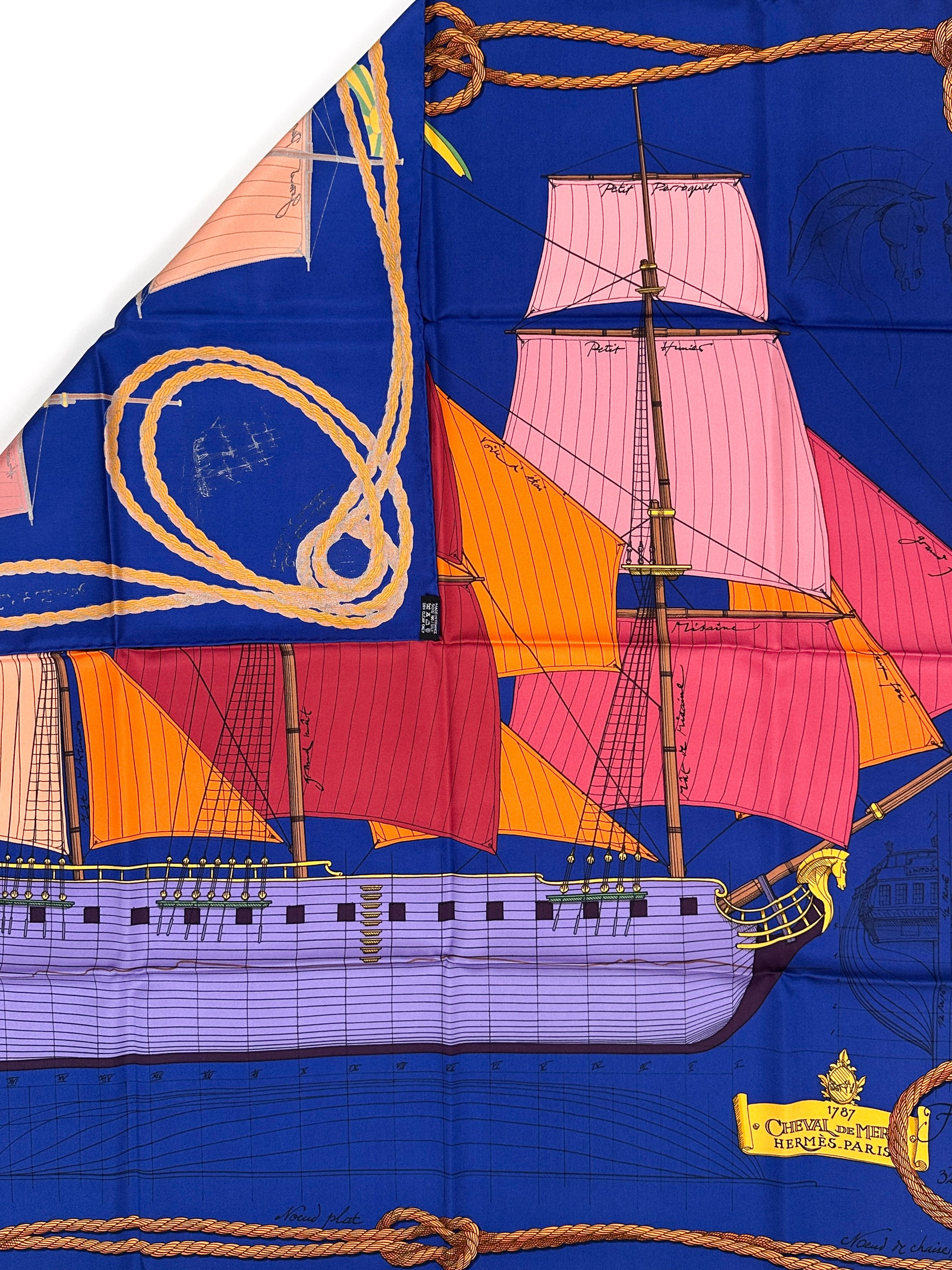 Hermès Cheval de Mer 90