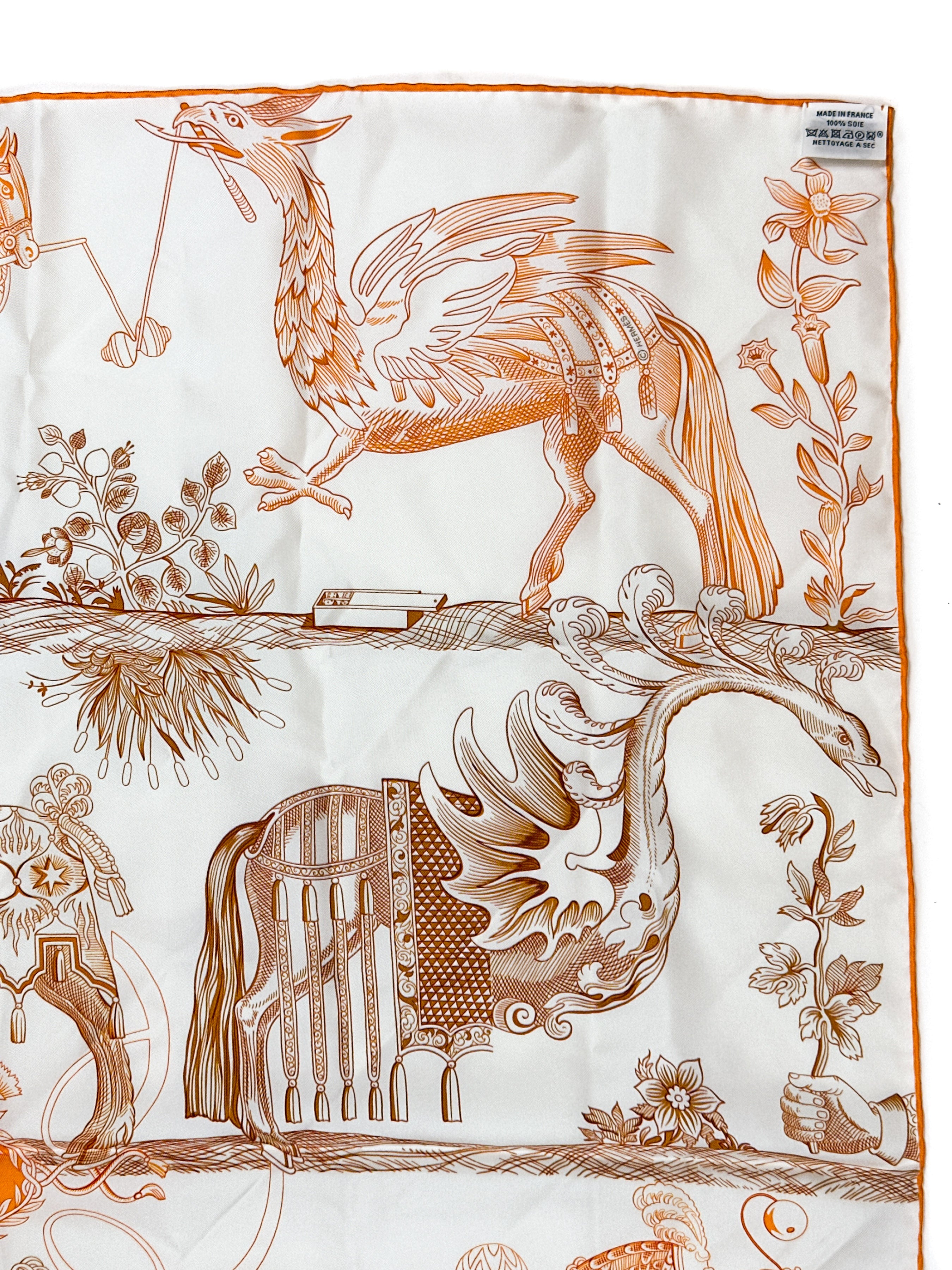 Hermès Della Cavalleria Favolosa Double Face 90