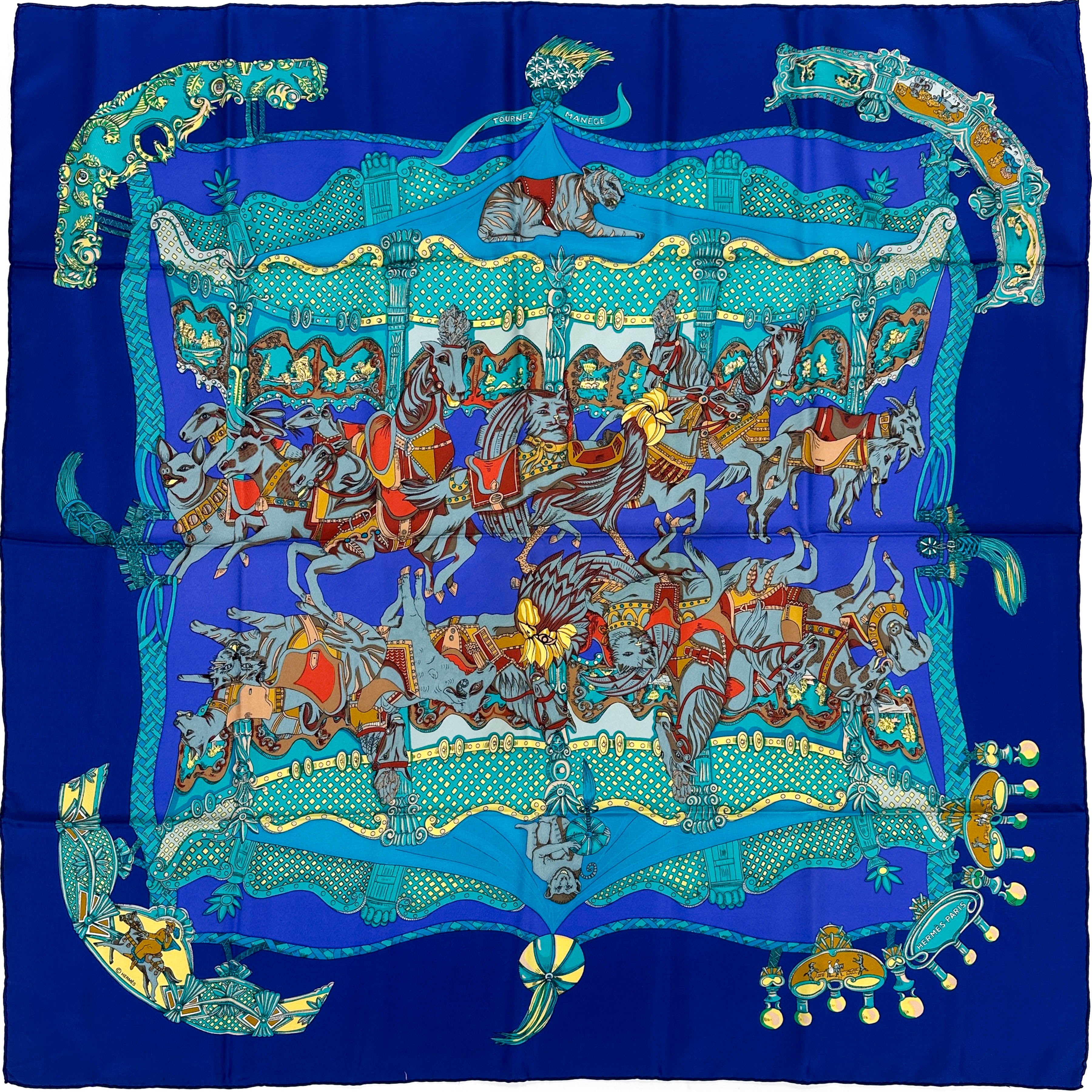 Hermès Tournez Manège 90