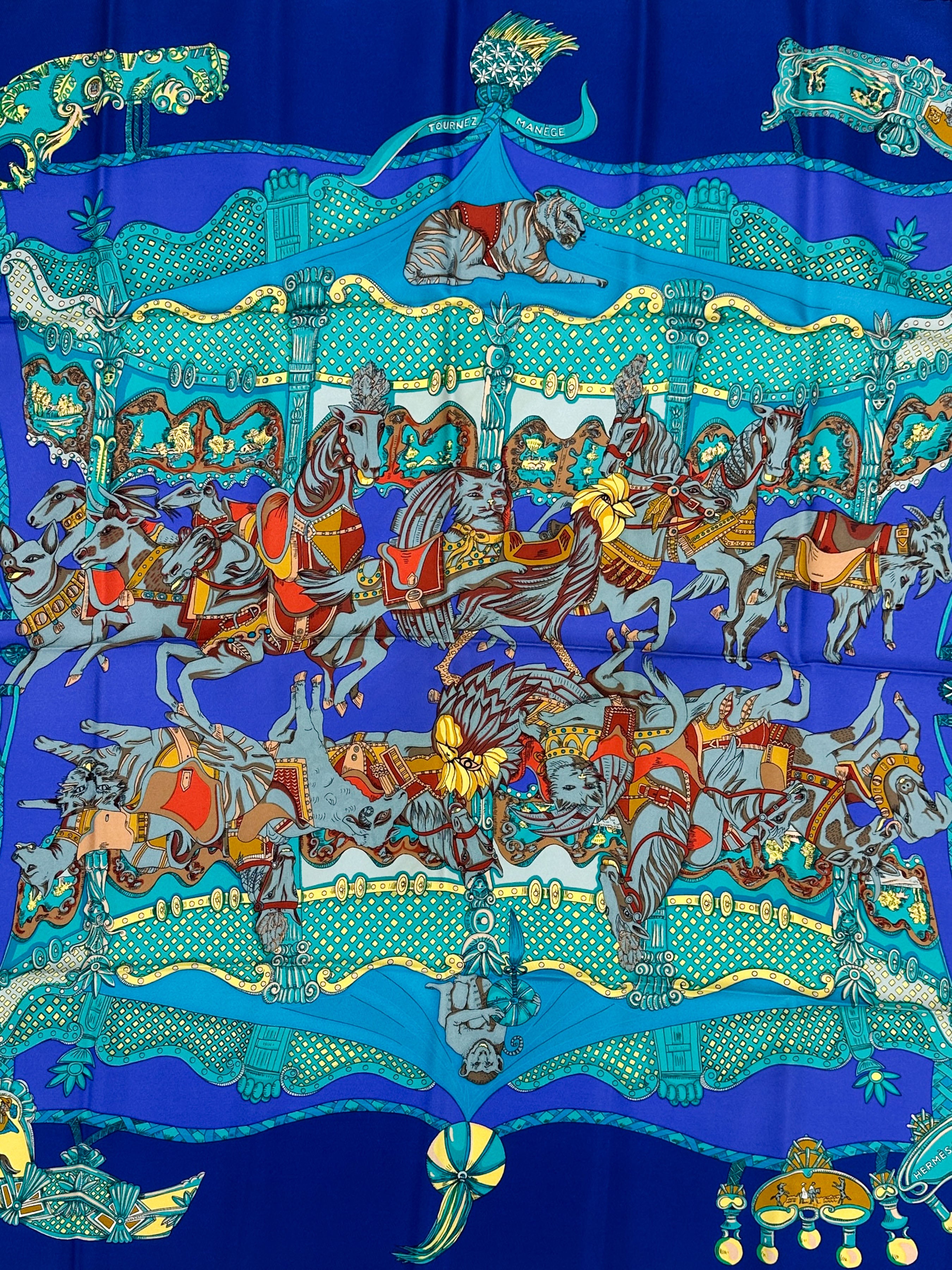 Hermès Tournez Manège 90