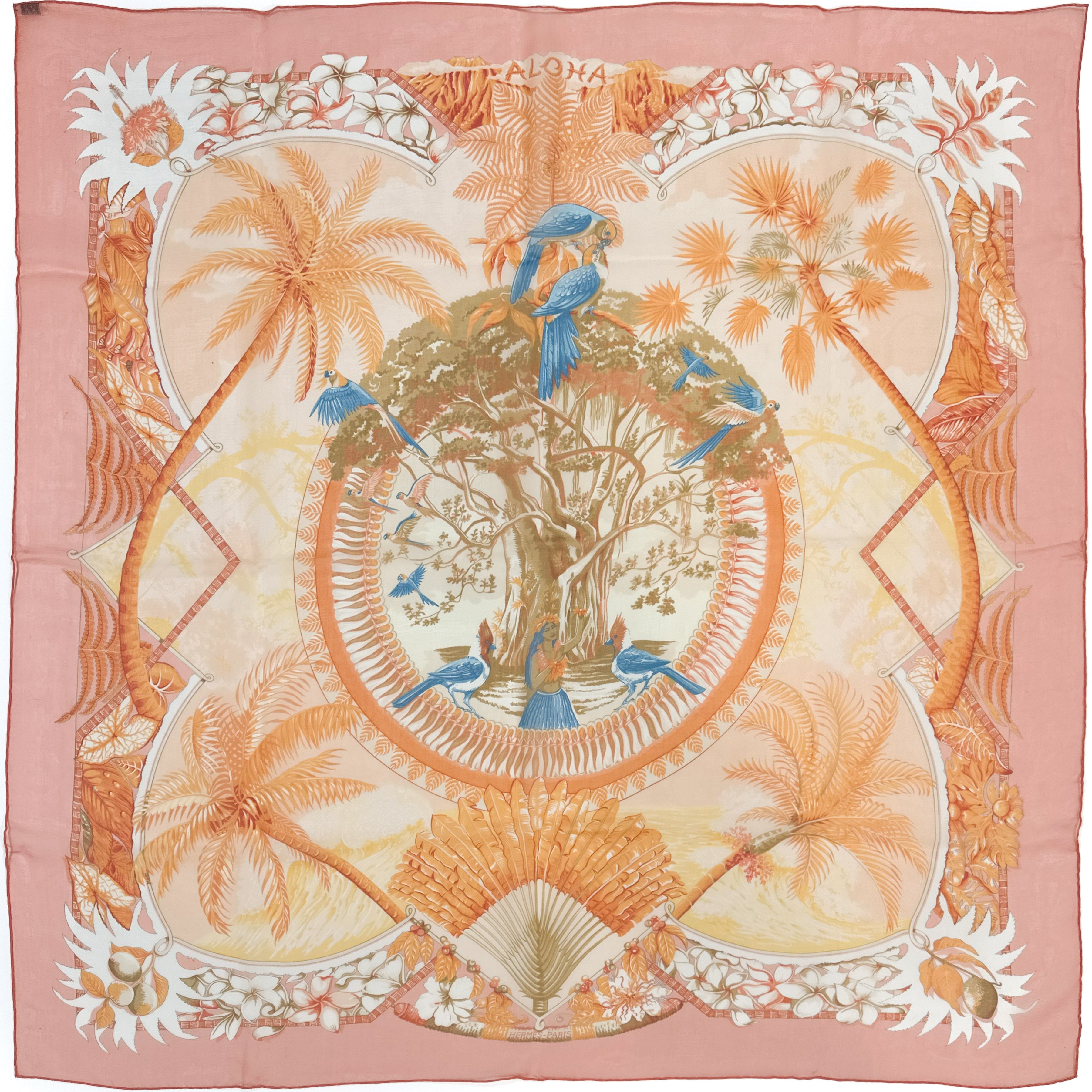 Hermès Aloha Mousseline 90