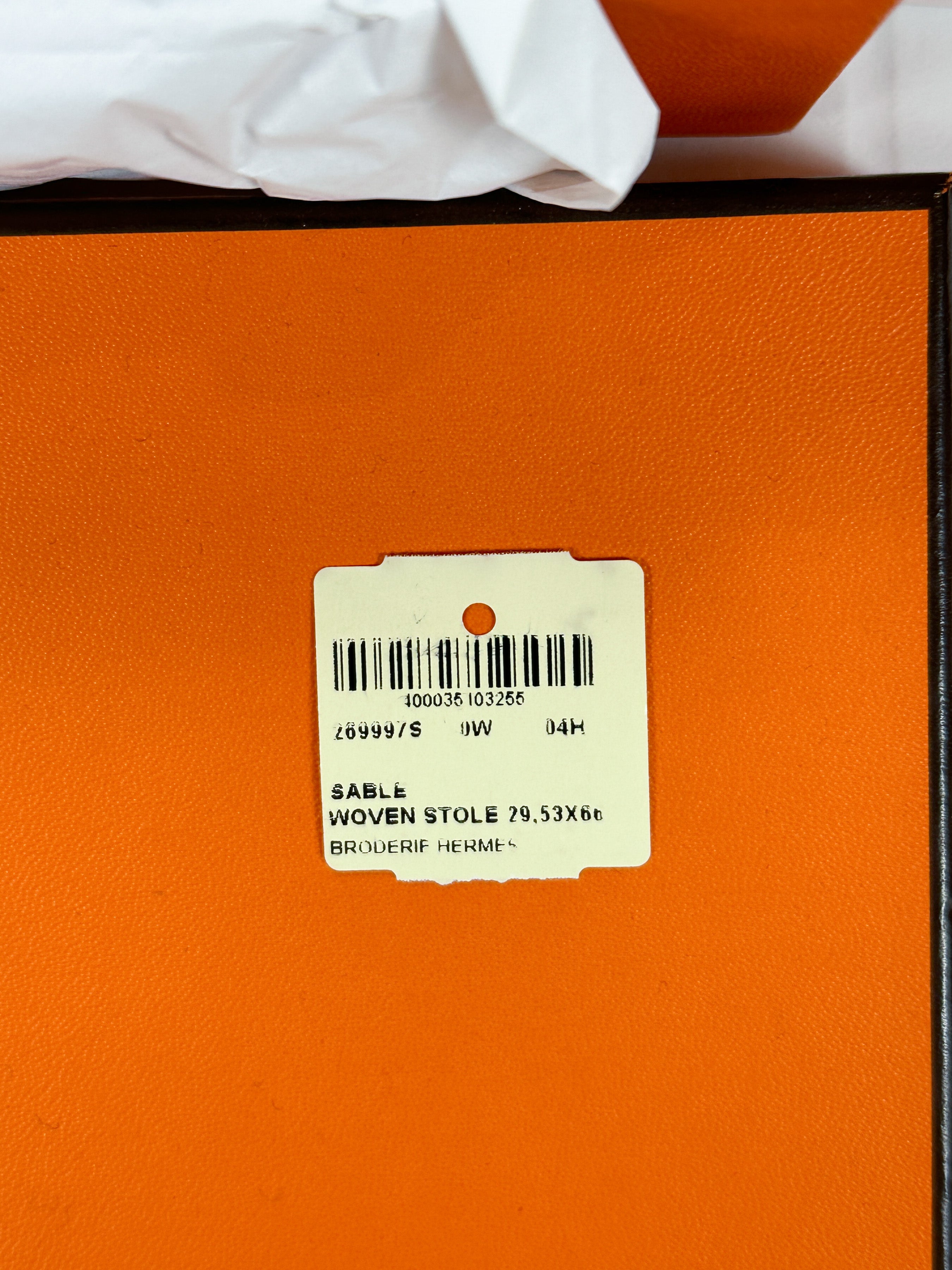 Hermès Cashmere Stole