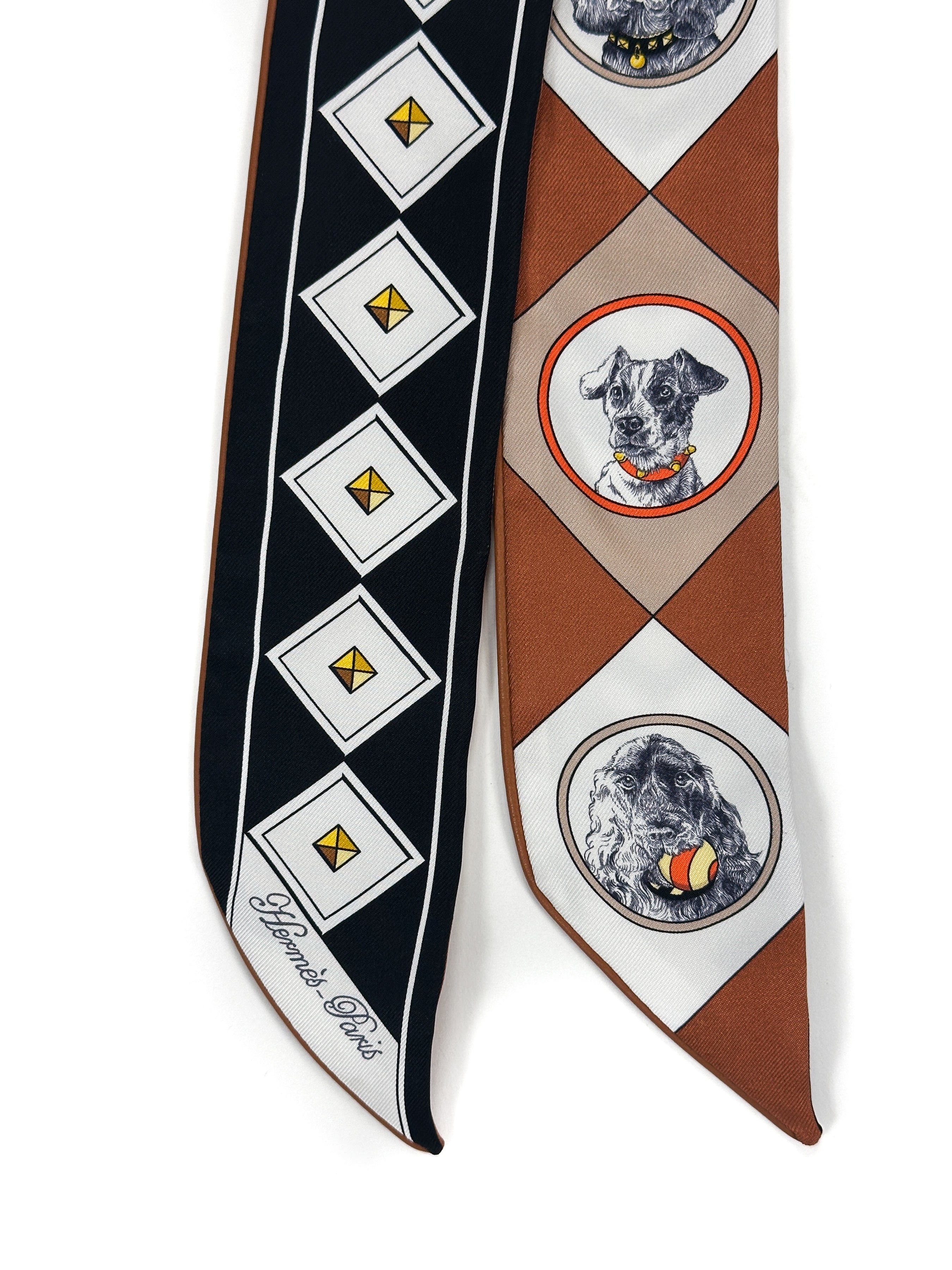 Hermès Colliers et Chiens Forever Twilly
