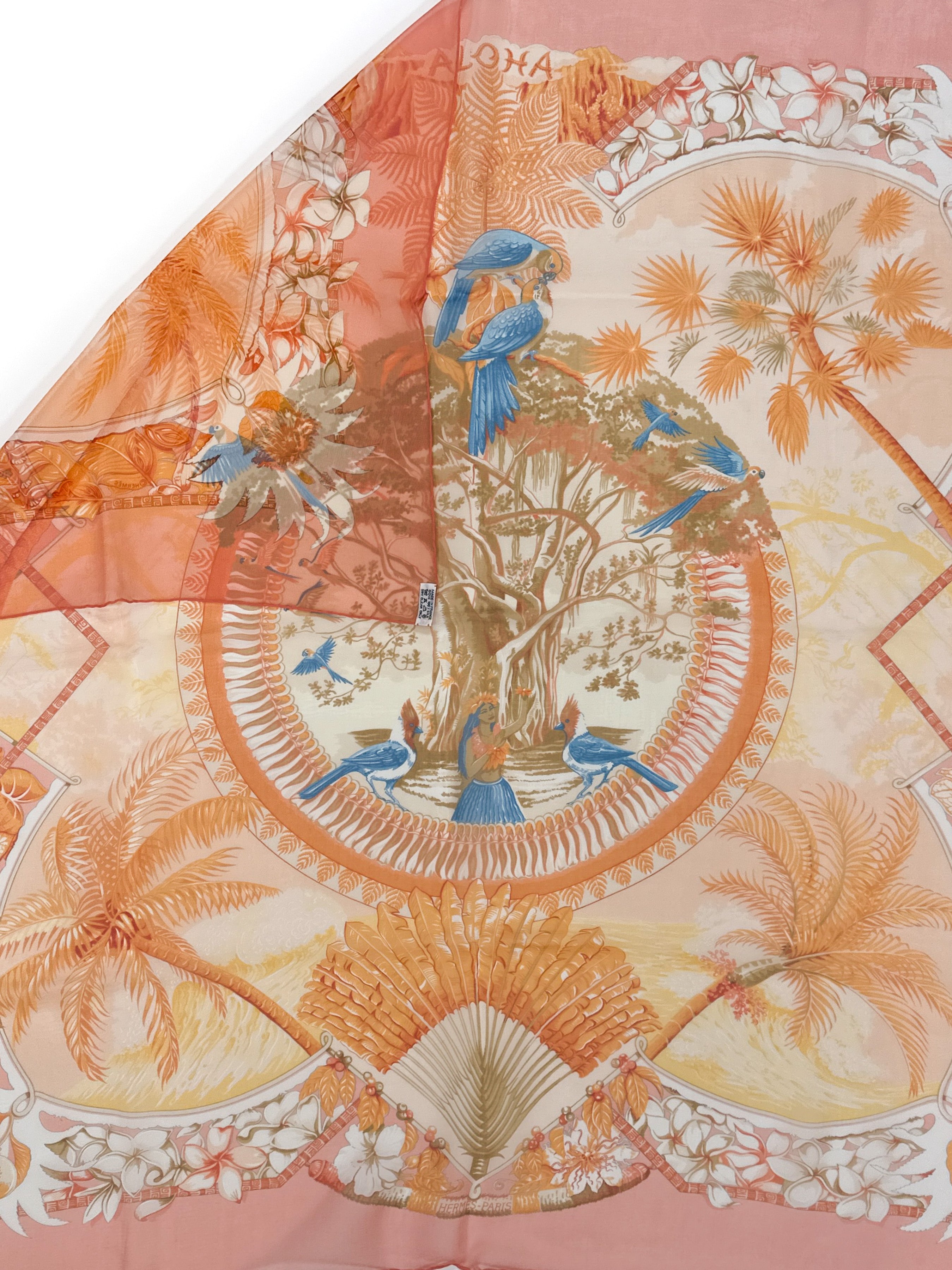 Hermès Aloha Mousseline 90