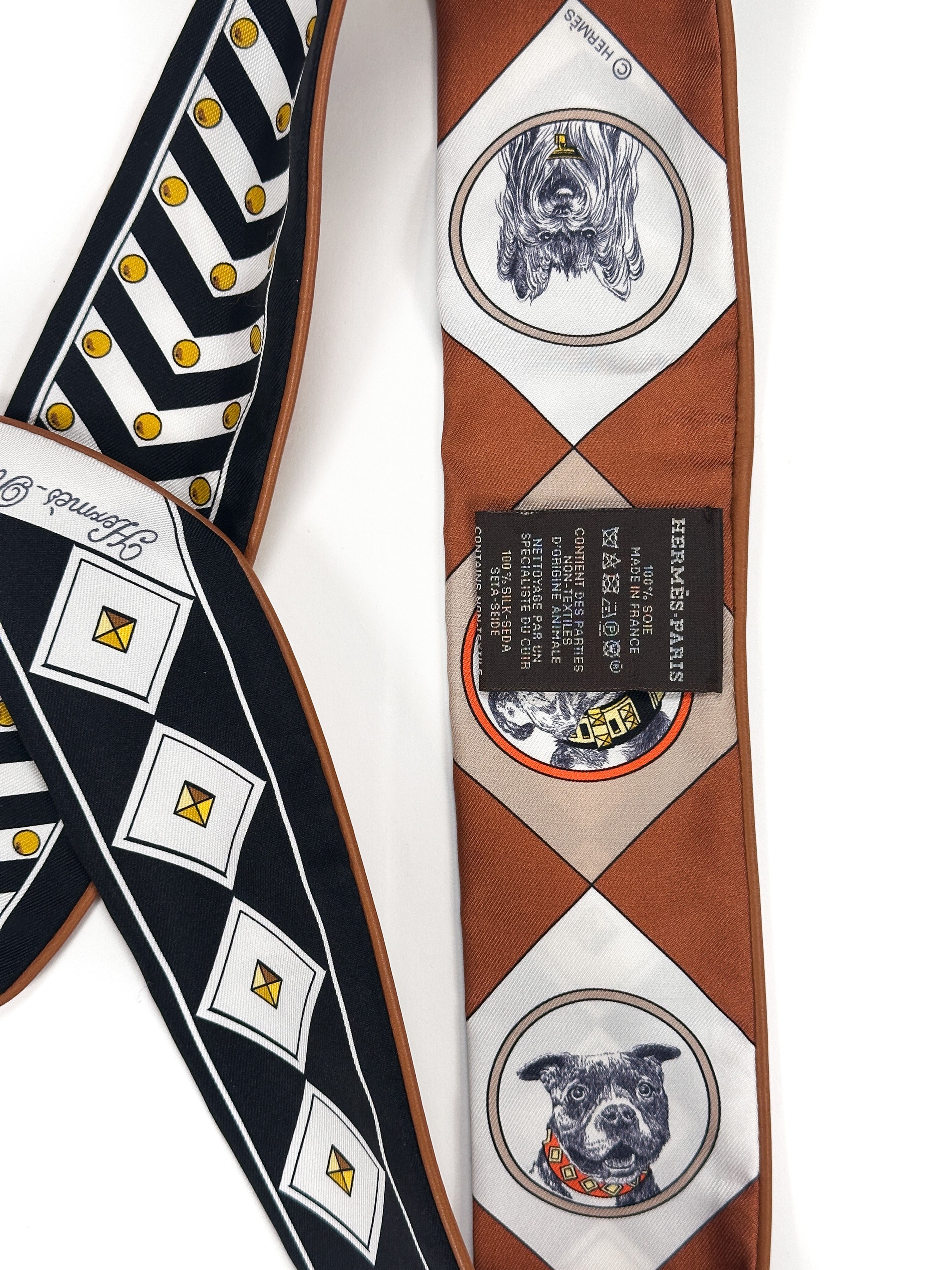 Hermès Colliers et Chiens Forever Twilly