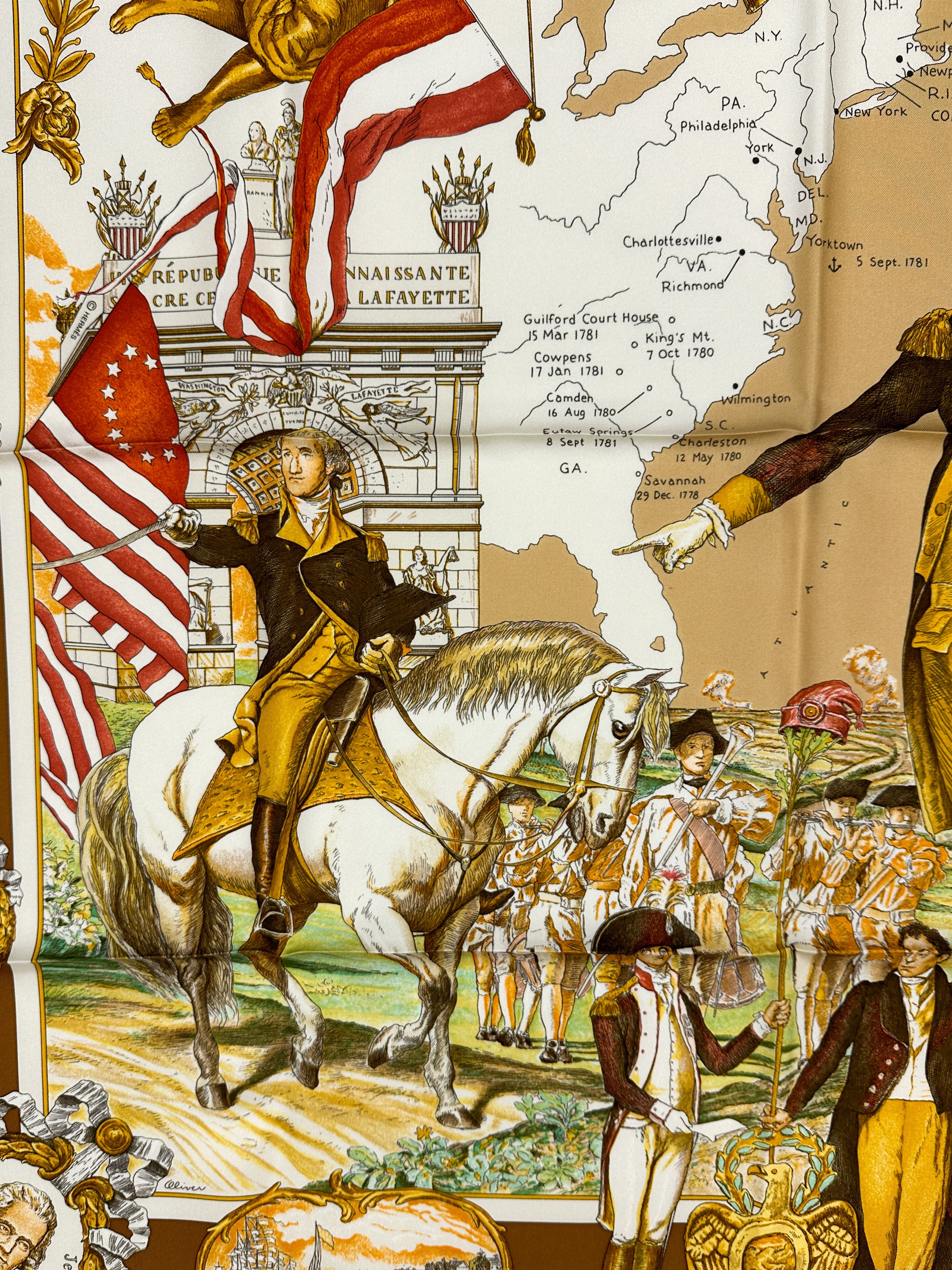 Hermès Marquis de Lafayette 90