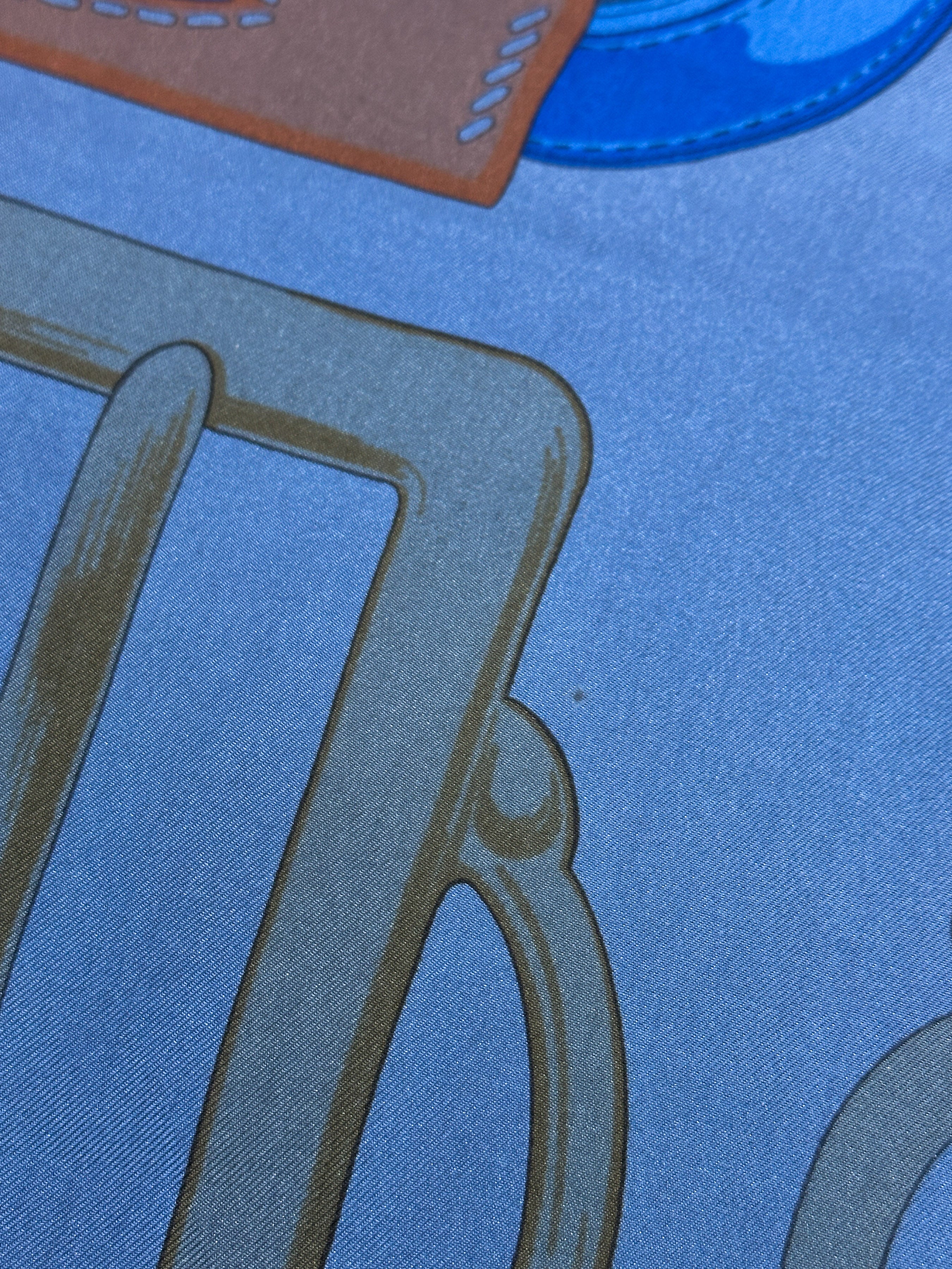 Hermès Bouclerie Moderne Dip Dye 140